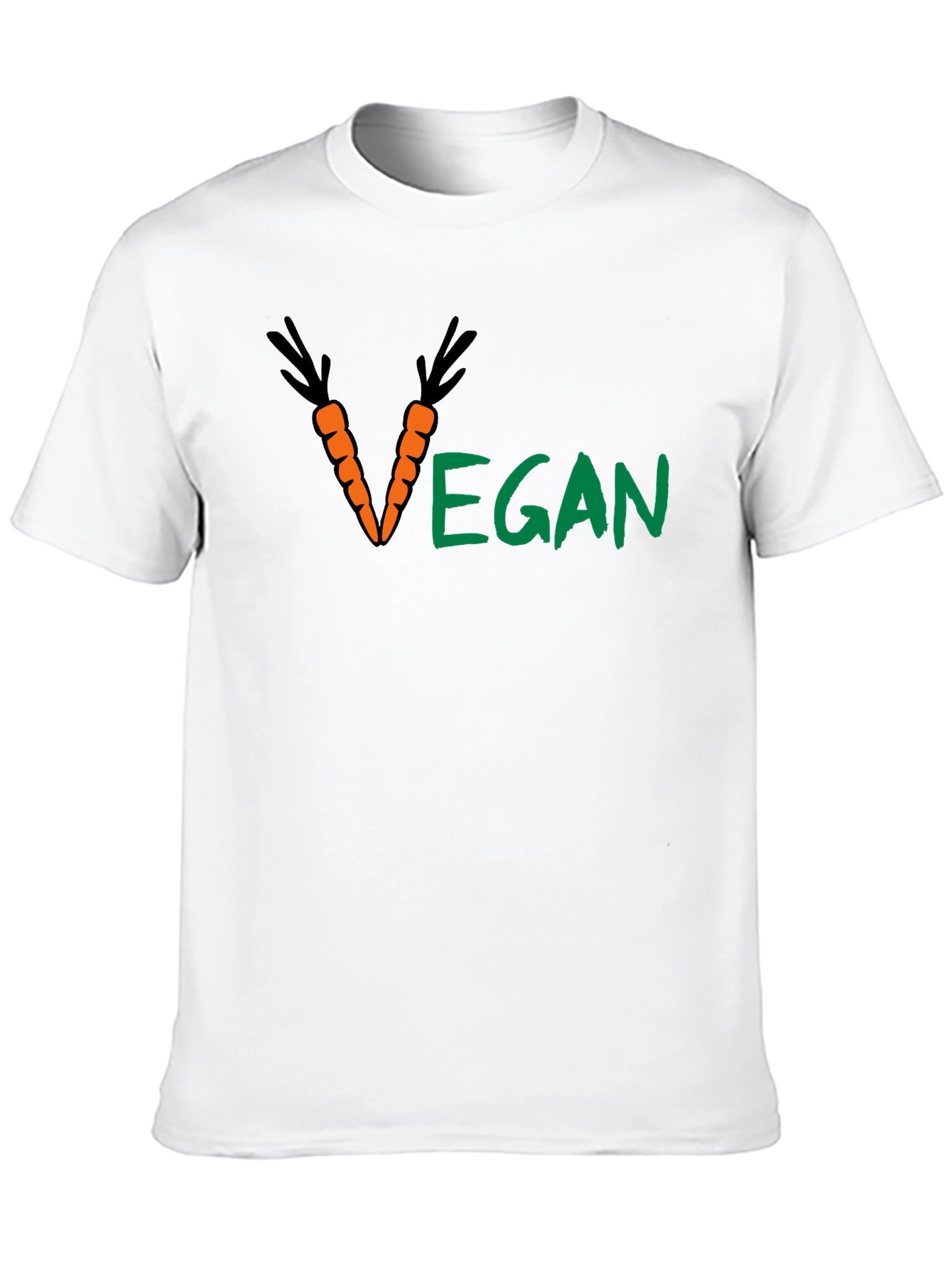 Vegan Carrot Graphic T-Shirt - Unisex