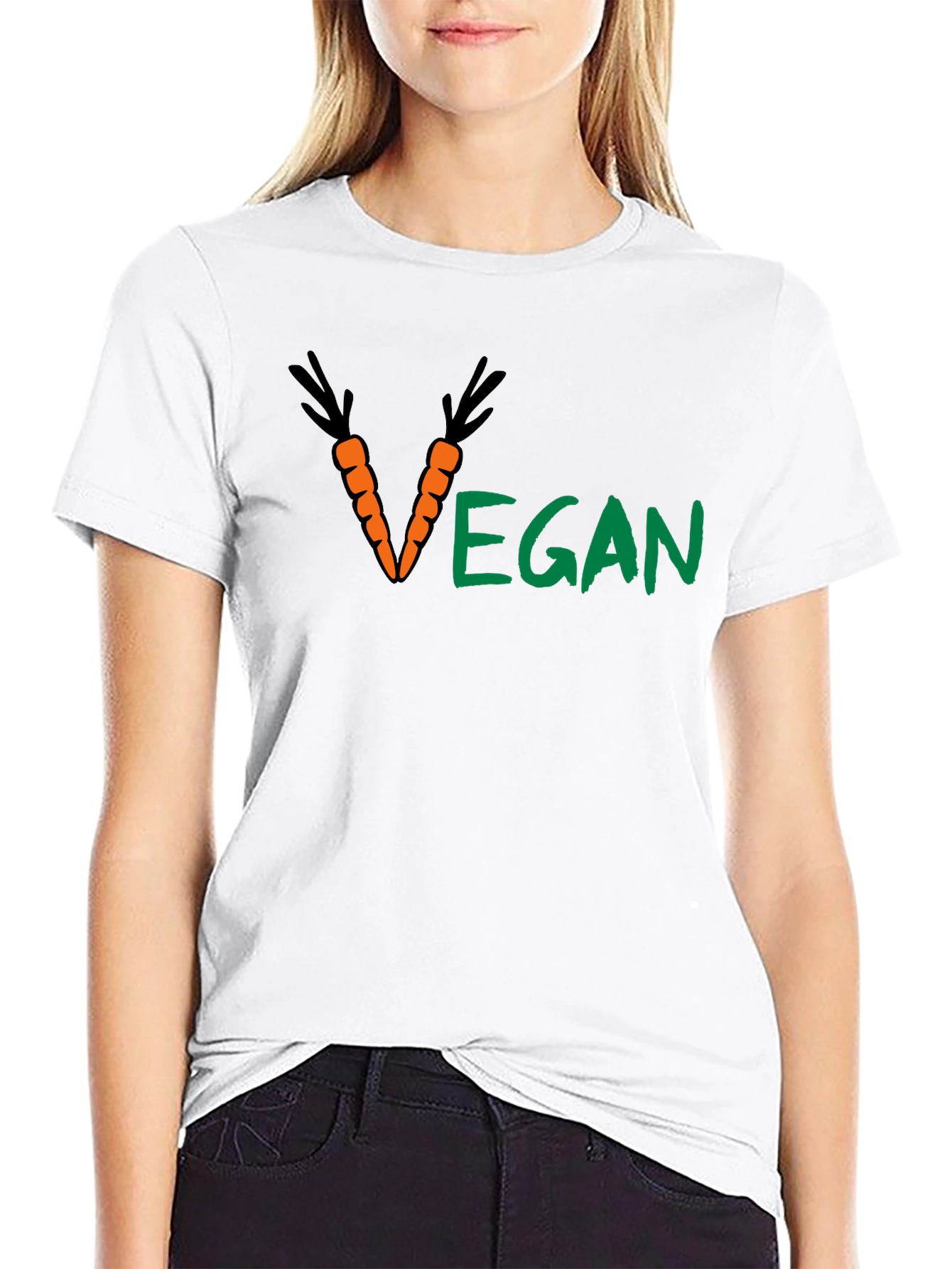 Vegan Carrot Graphic T-Shirt - Unisex