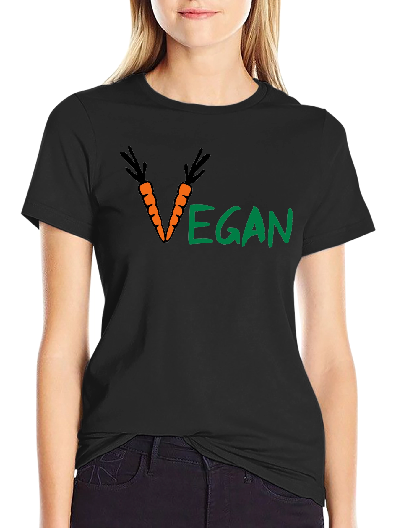 Vegan Carrot Graphic T-Shirt - Unisex