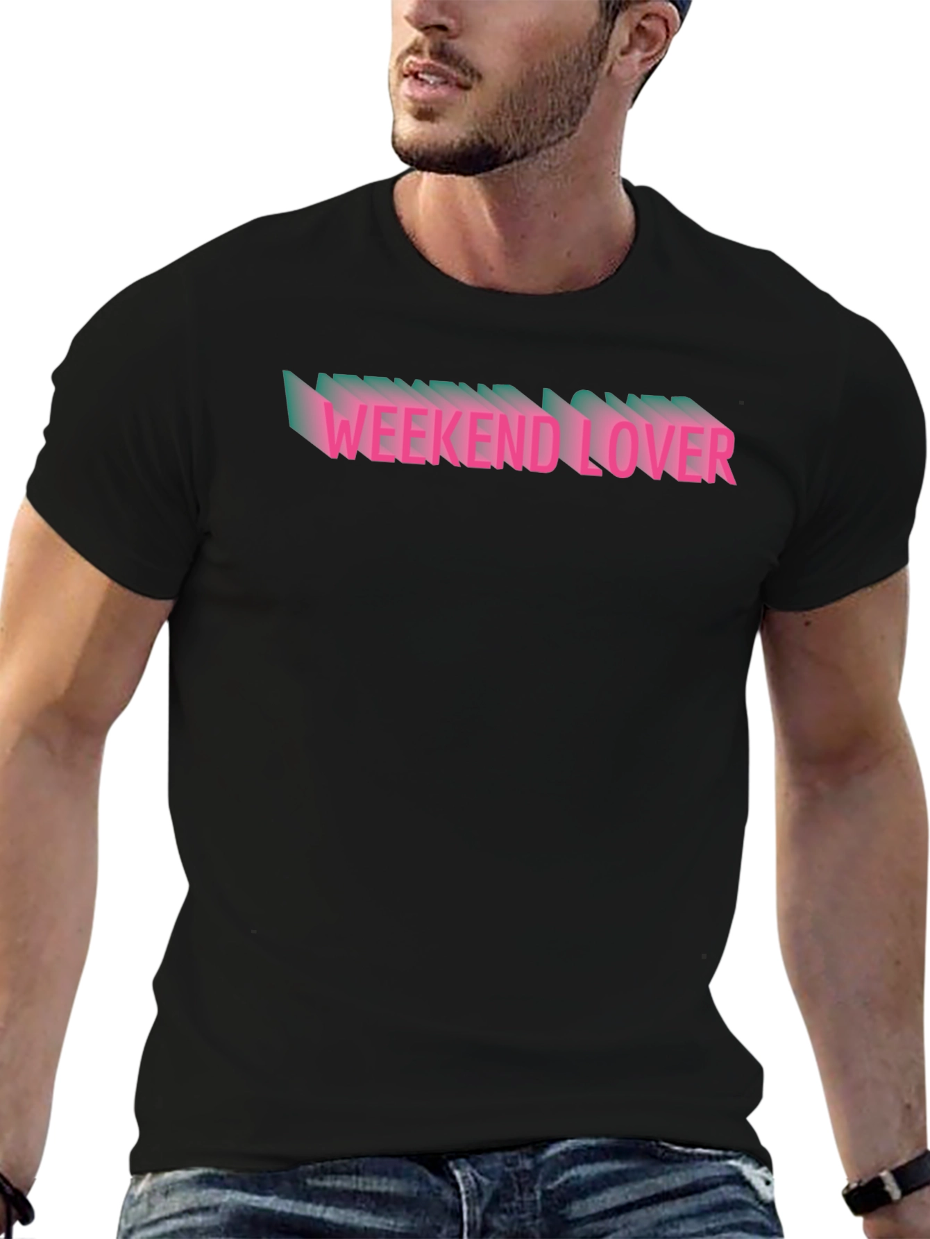 Weekend Lover Graphic Tee - Soft Cotton Blend