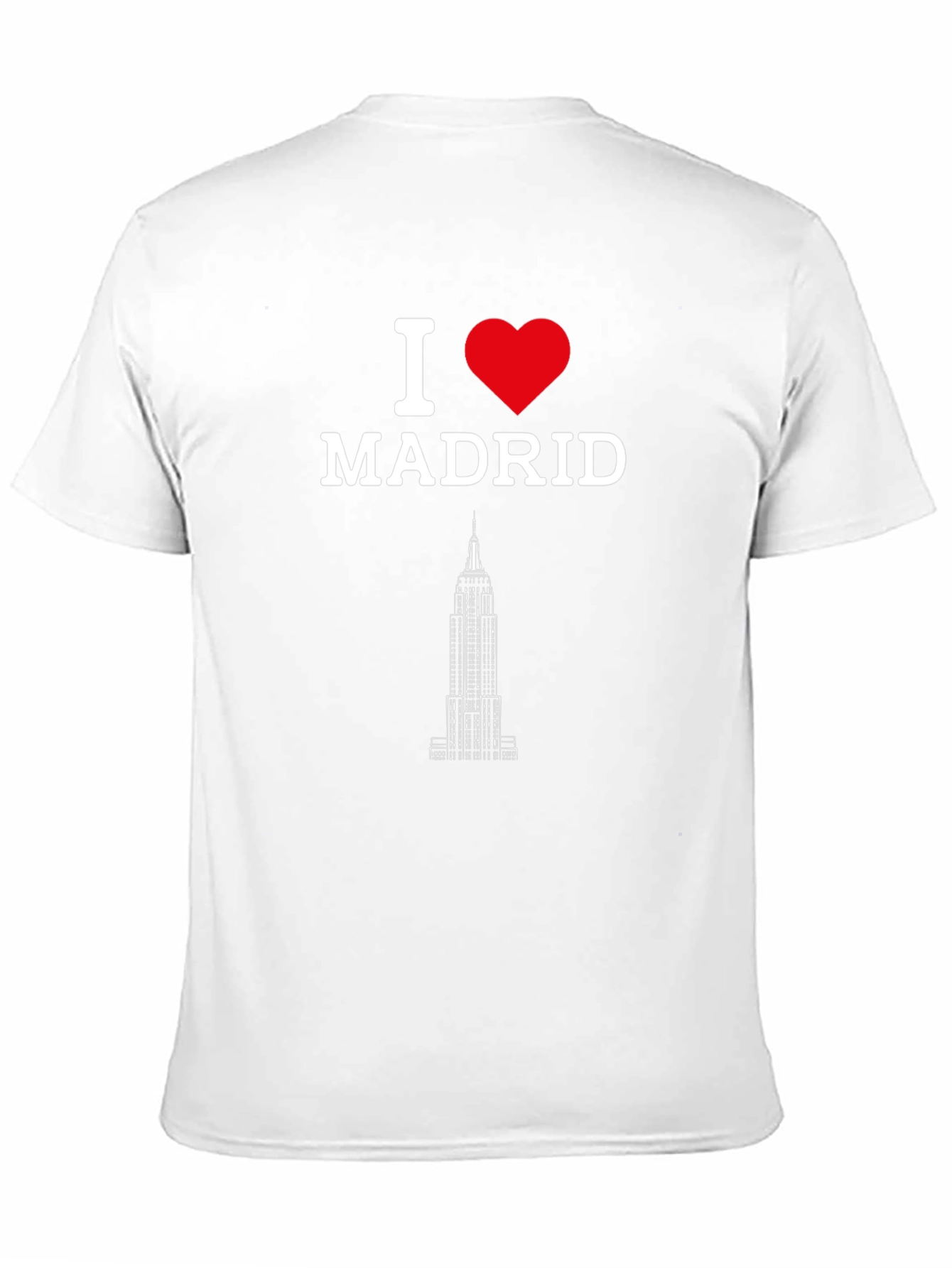 I Love Madrid T-Shirt - Black Novelty Tee