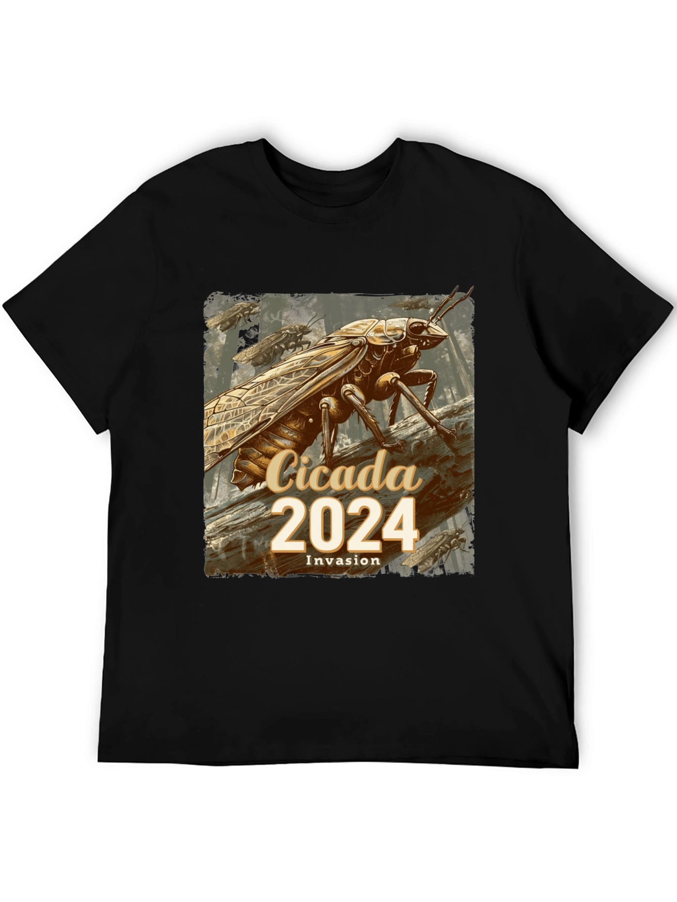 Cicada 2024 Invasion T-Shirt - Unique Entomological Design
