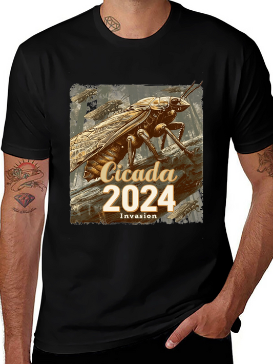 Cicada 2024 Invasion T-Shirt - Unique Entomological Design