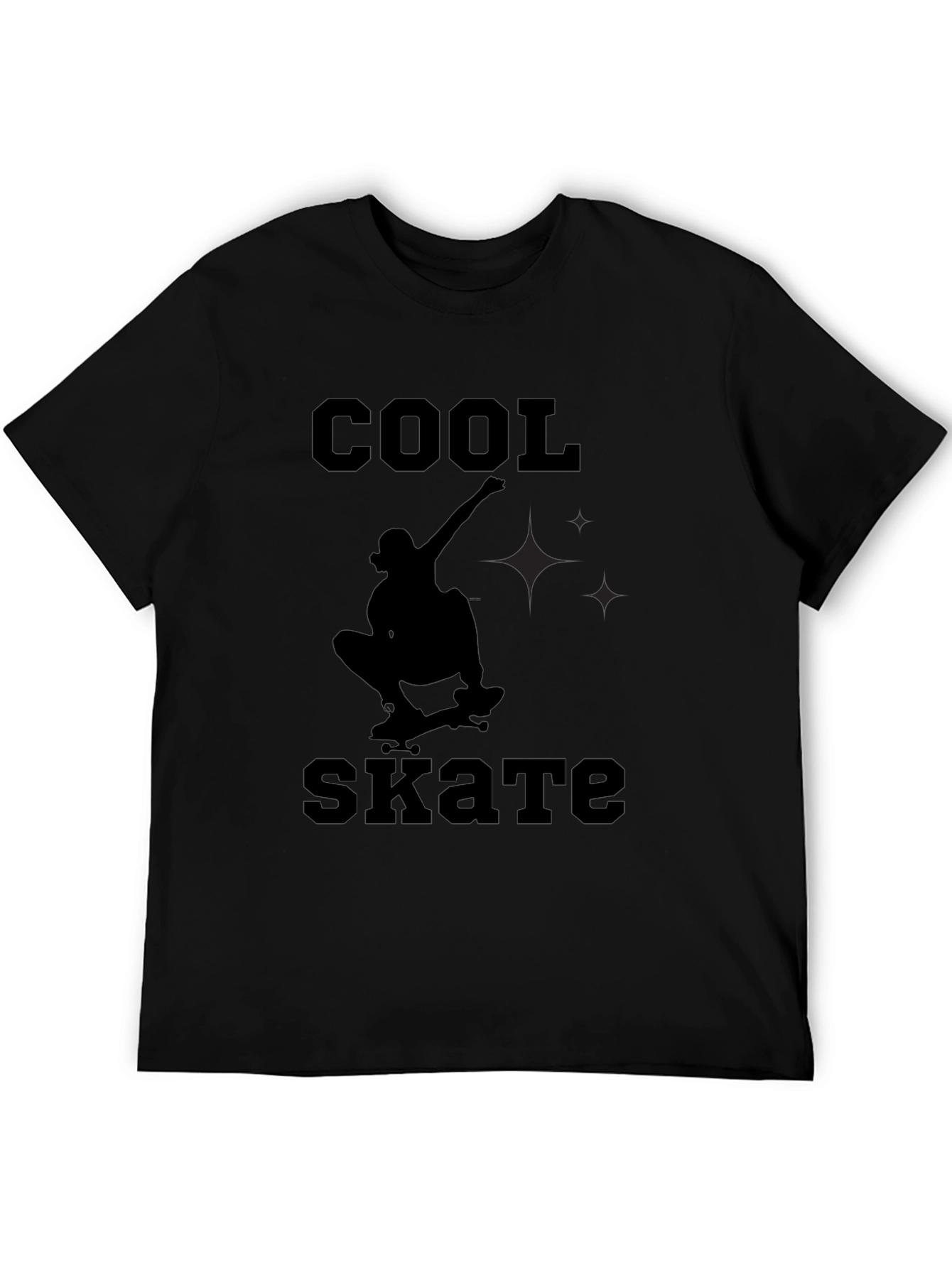 Cool Skate Black Graphic Tee