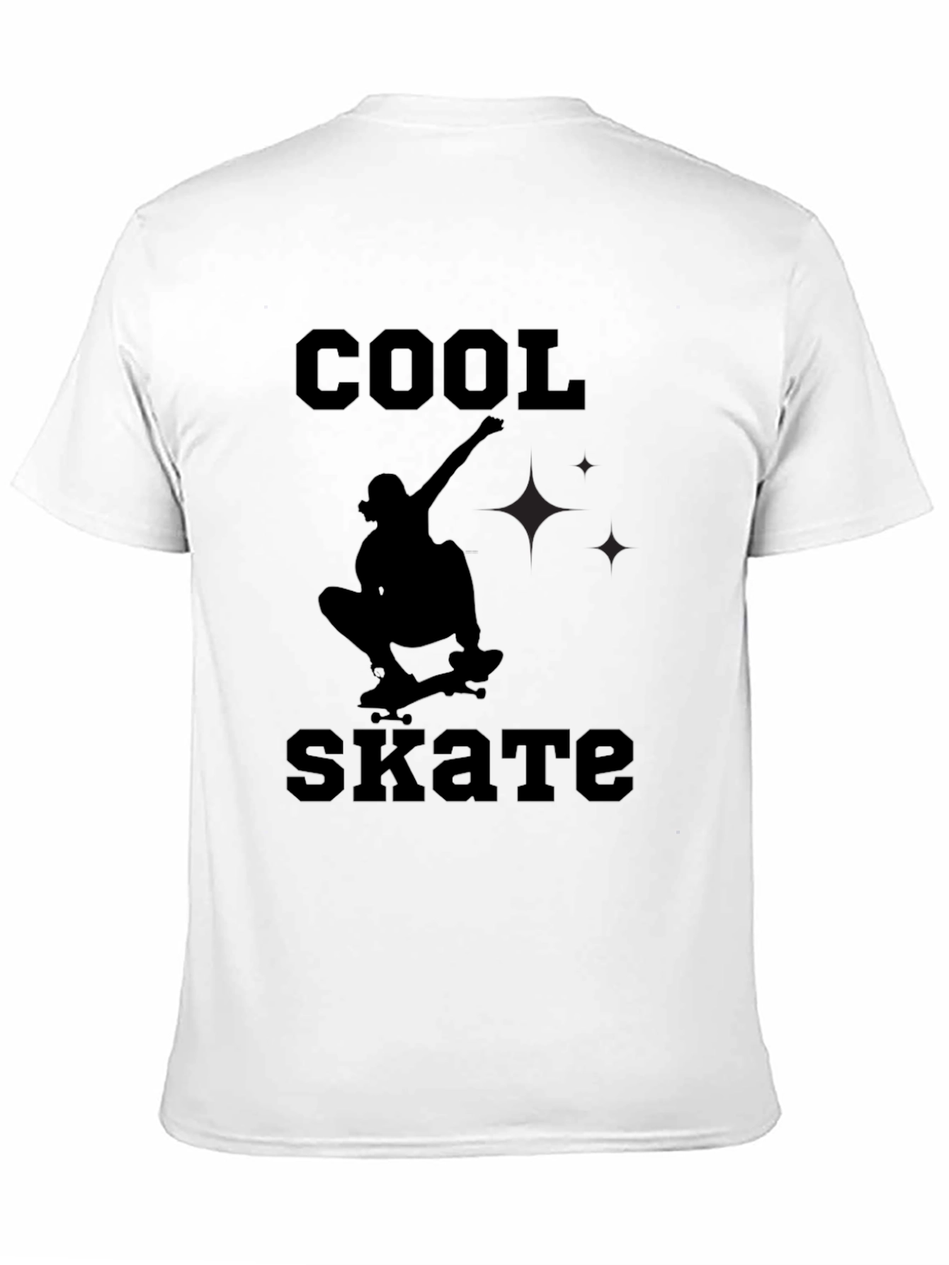 Cool Skate Black Graphic Tee
