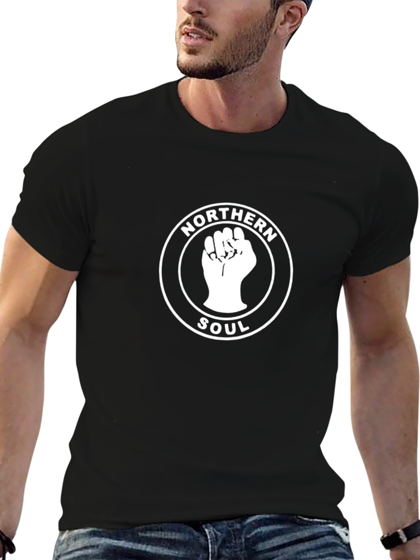 Northern Soul Fist Graphic Black T-Shirt