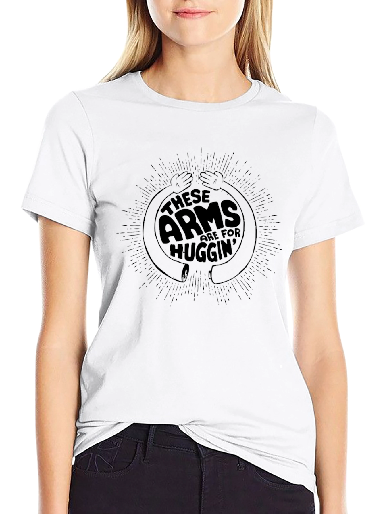 These Arms Are For Huggin Graphic Tee