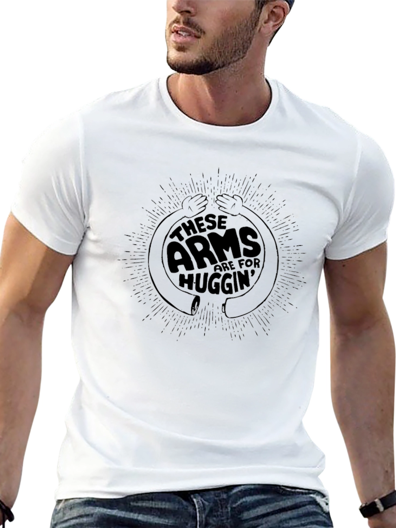 These Arms Are For Huggin Graphic Tee
