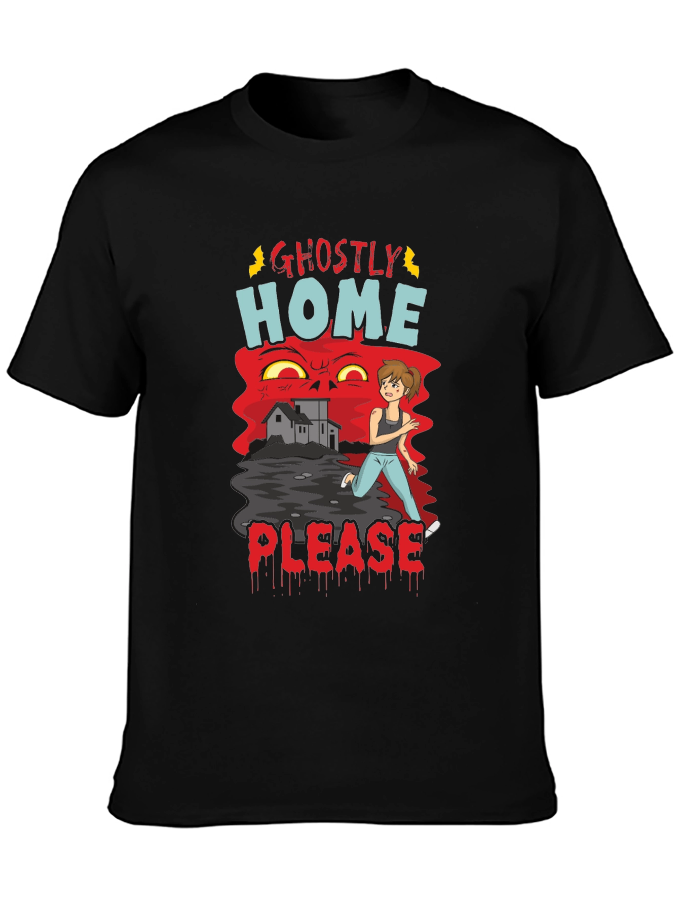Ghostly Home Please Tee