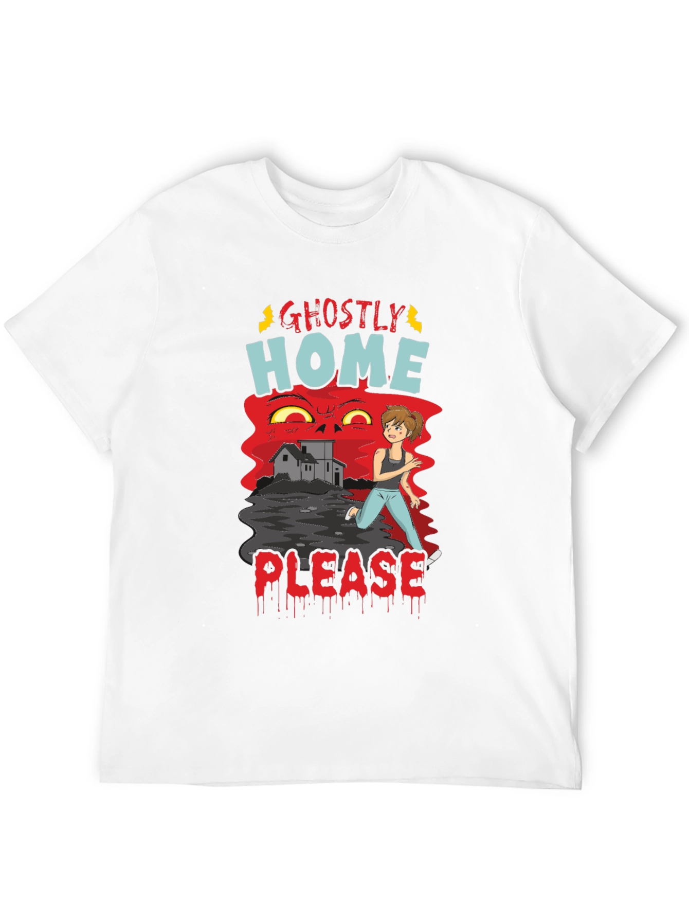 Ghostly Home Please Tee