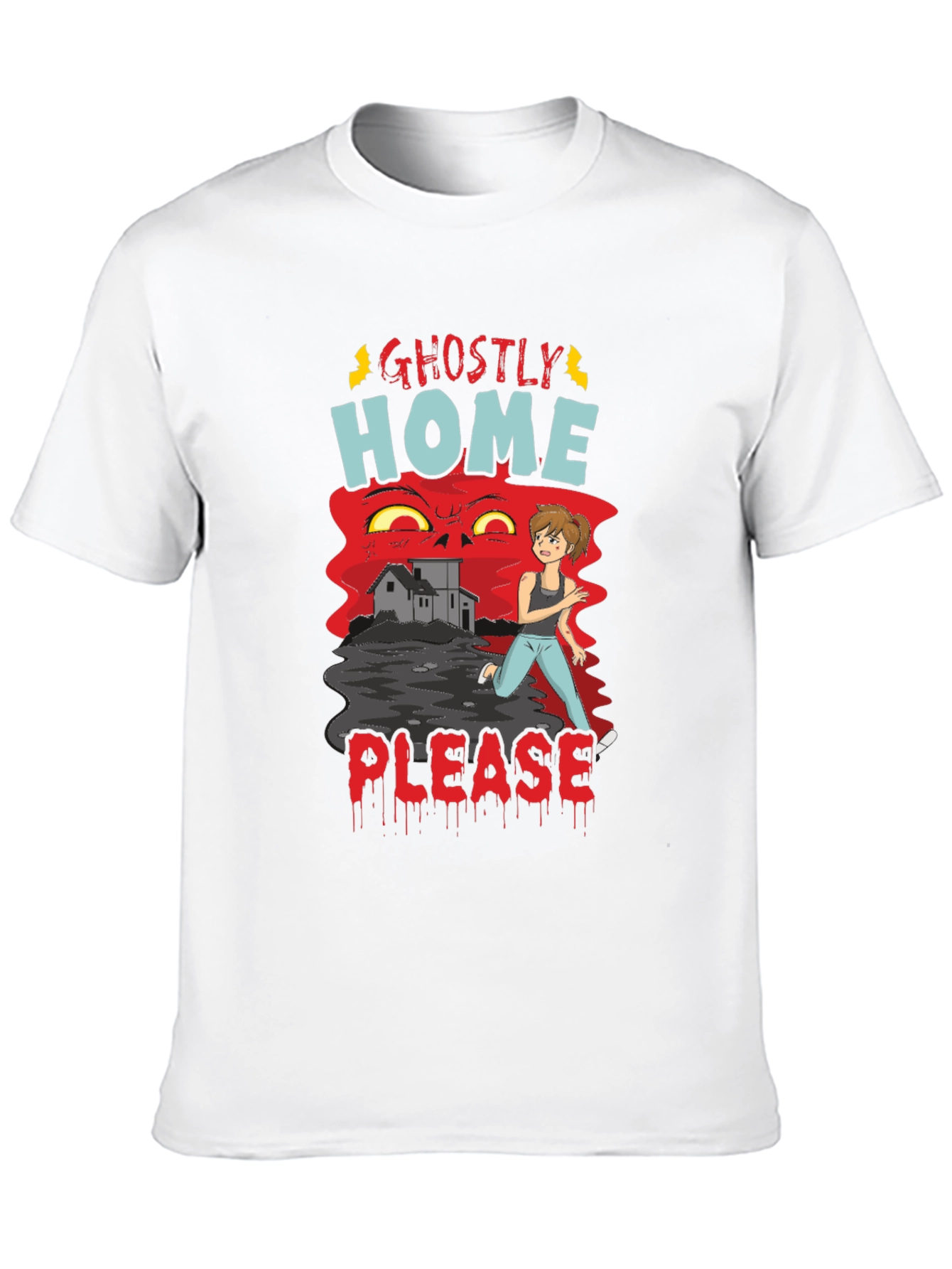 Ghostly Home Please Tee