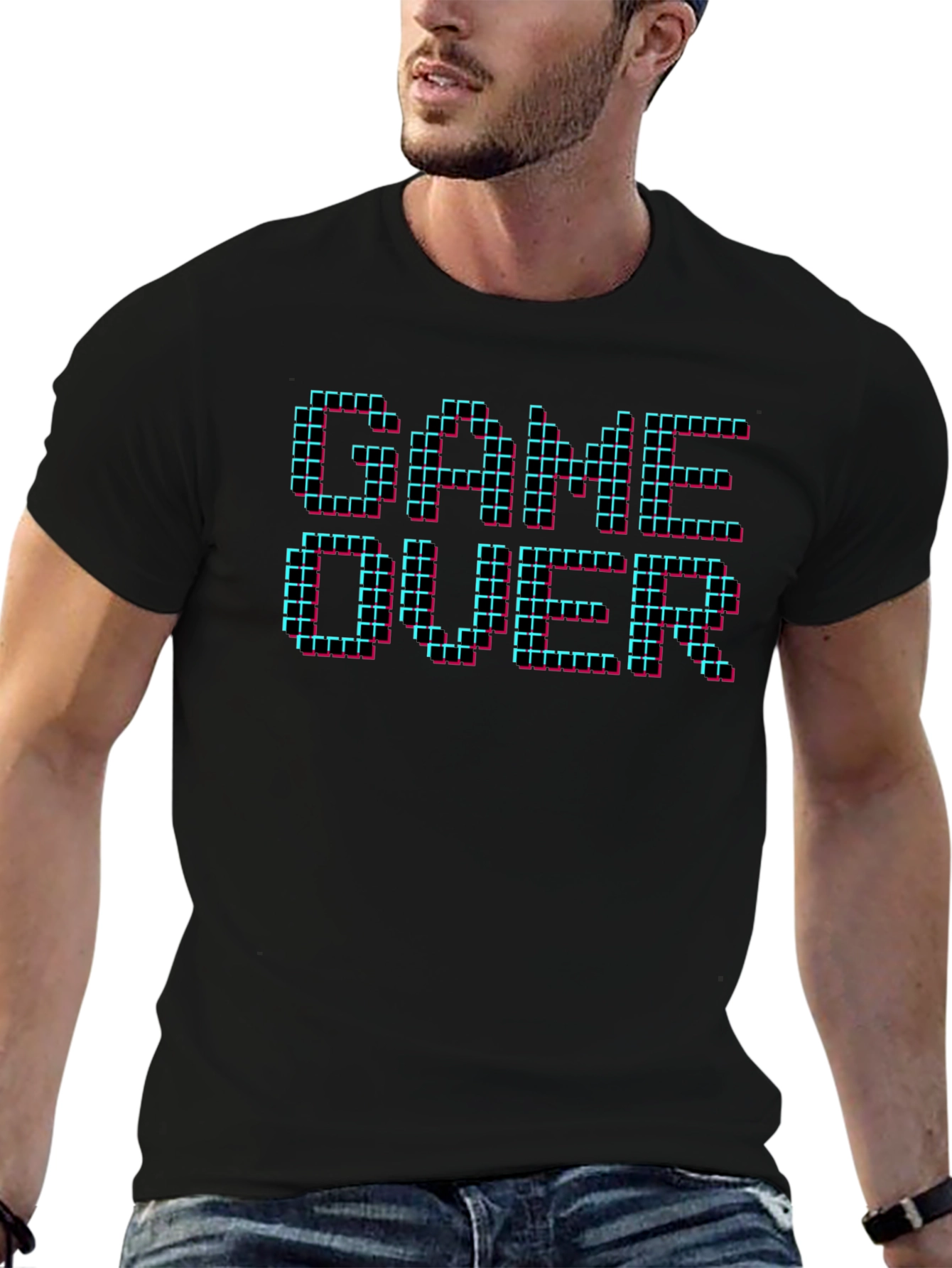Retro Game Over Graphic T-Shirt