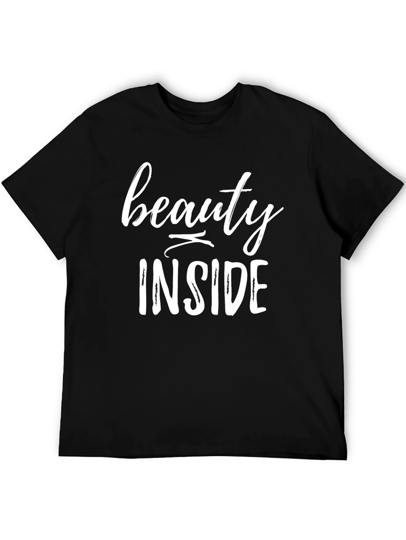 Beauty Inside Graphic Tee - Black