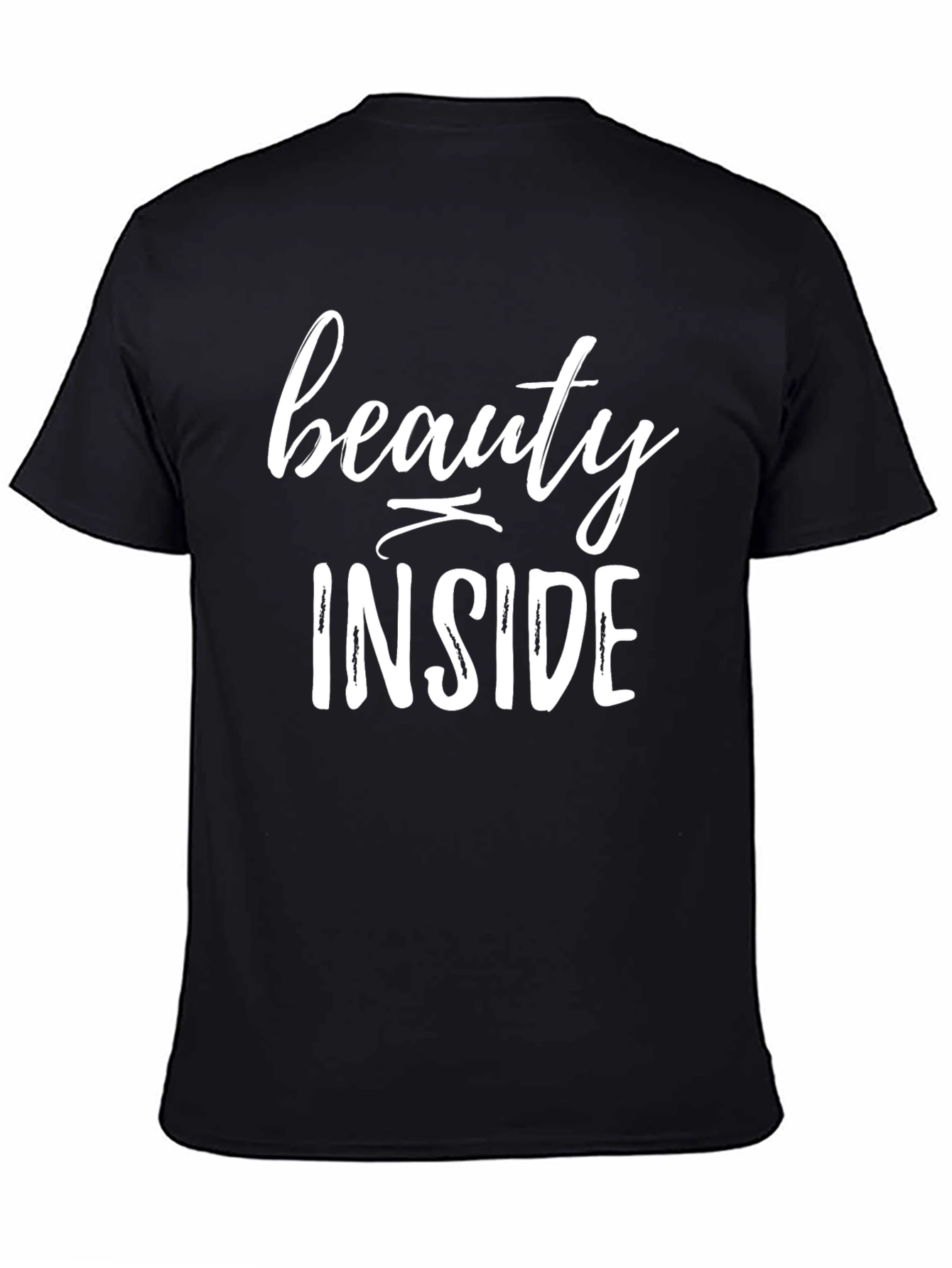 Beauty Inside Graphic Tee - Black