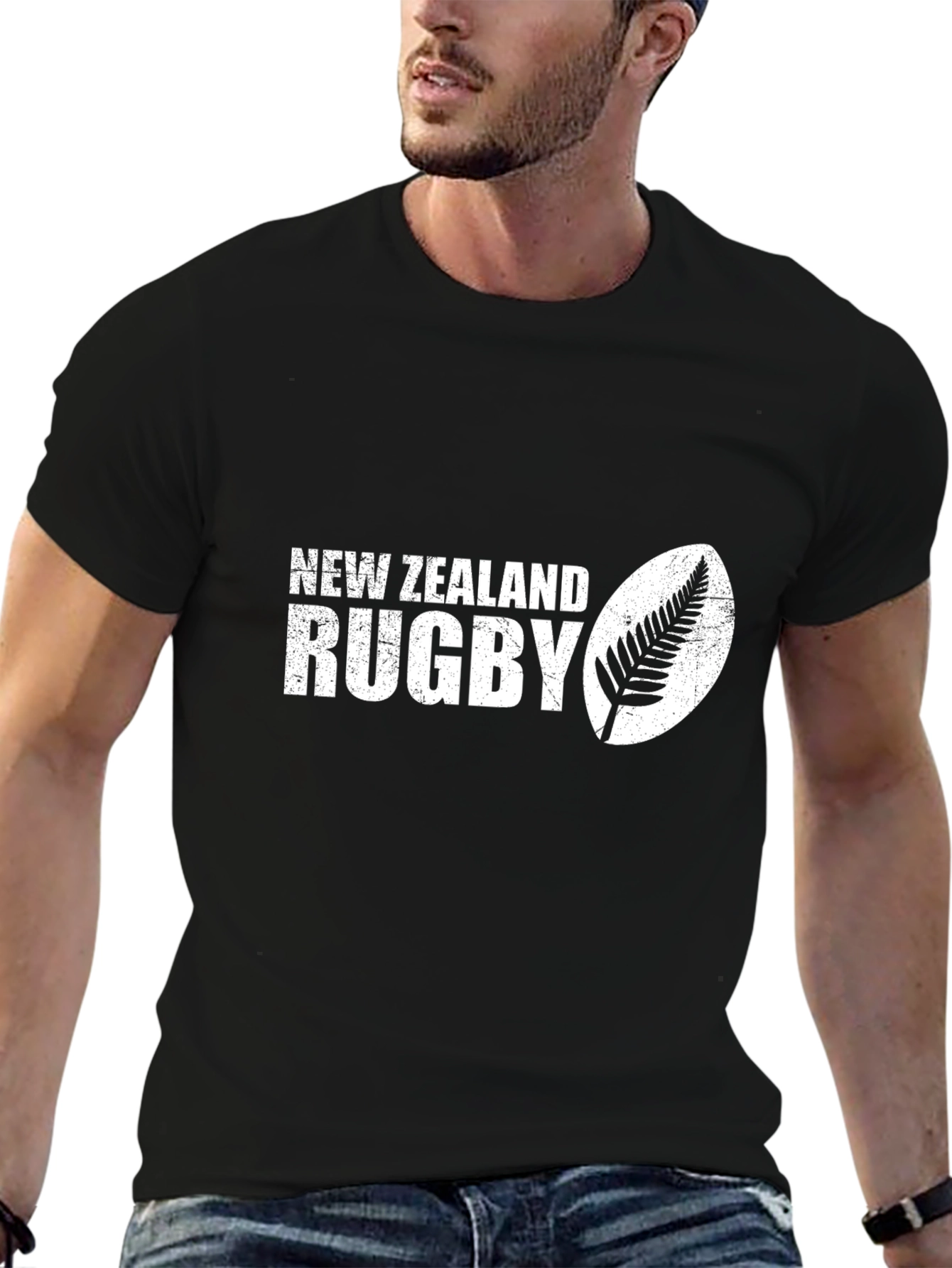 New Zealand Rugby Black T-Shirt