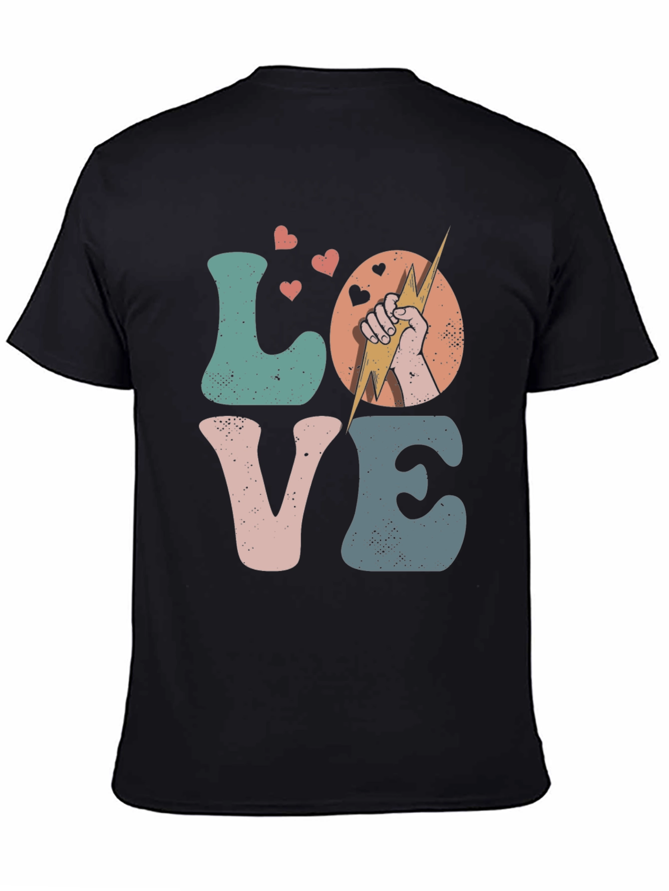 Love Graphic T-Shirt - Retro Design