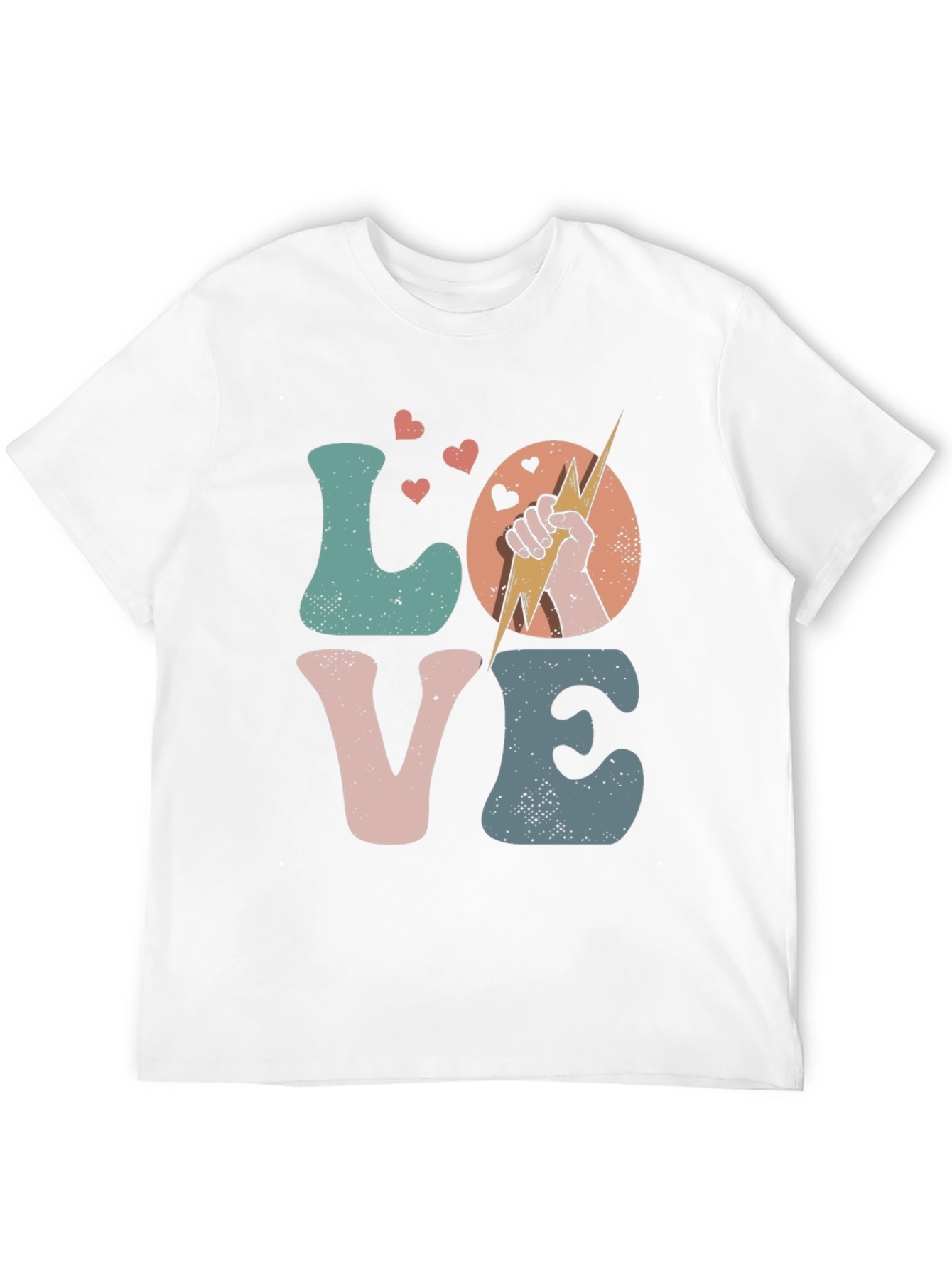 Love Graphic T-Shirt - Retro Design