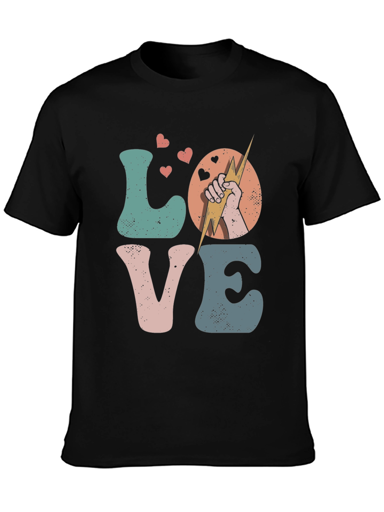 Love Graphic T-Shirt - Retro Design