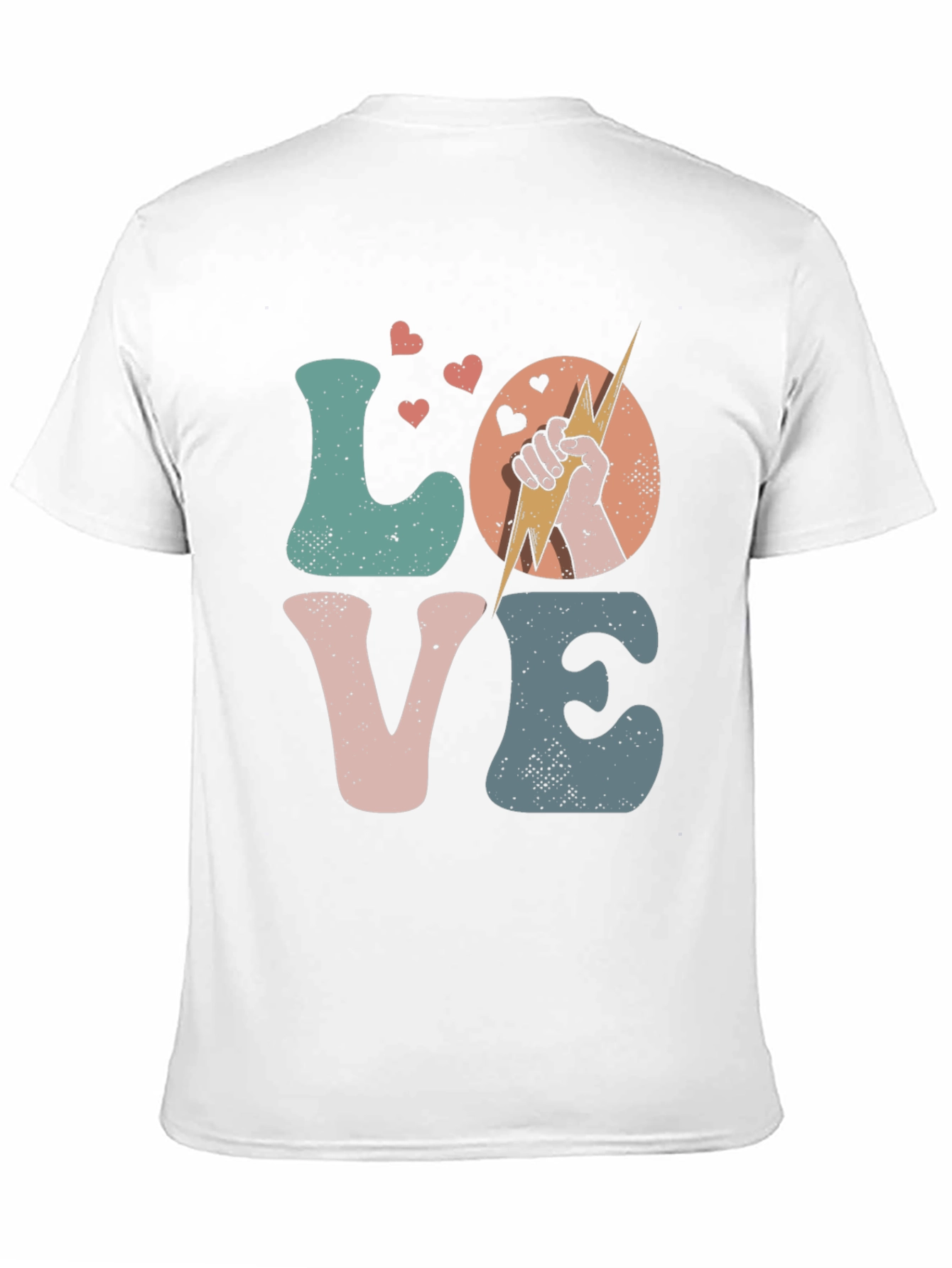 Love Graphic T-Shirt - Retro Design