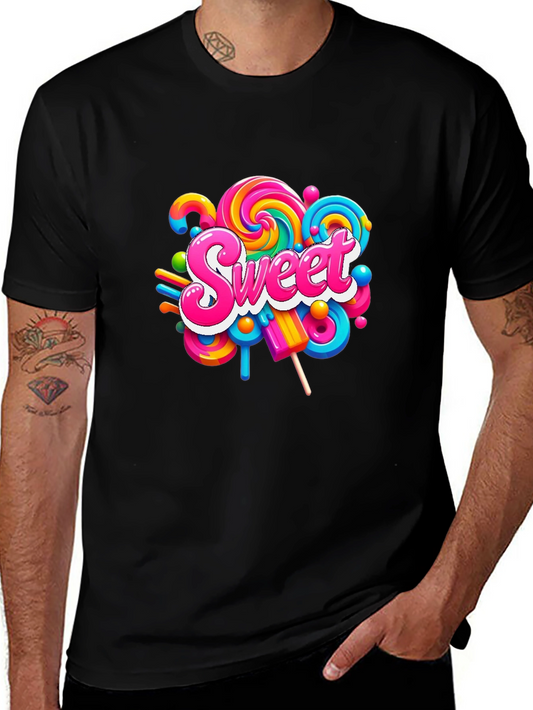 Sweet Treat Graphic Tee - Colorful Candy Design