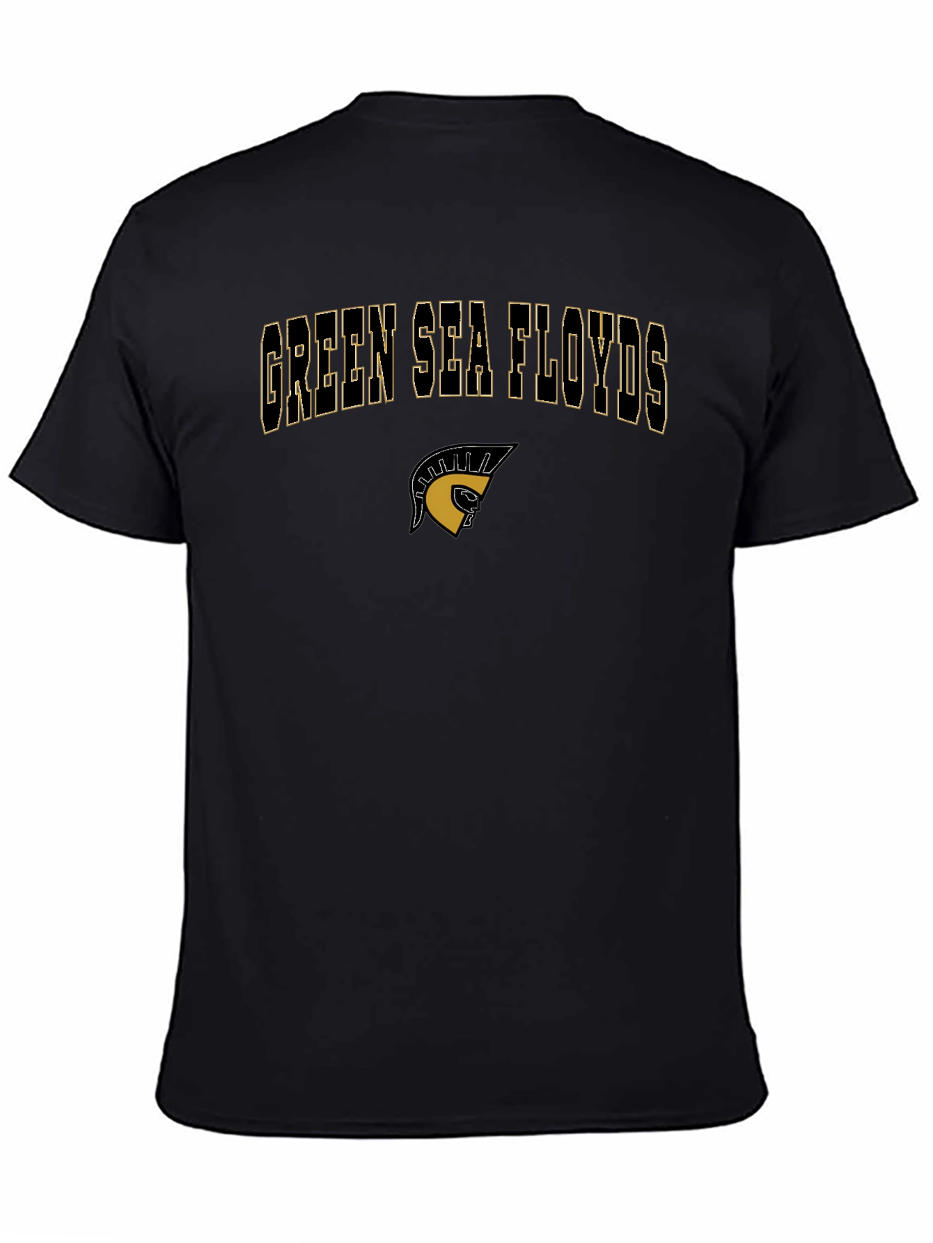 Green Sea Floyds Black T-Shirt