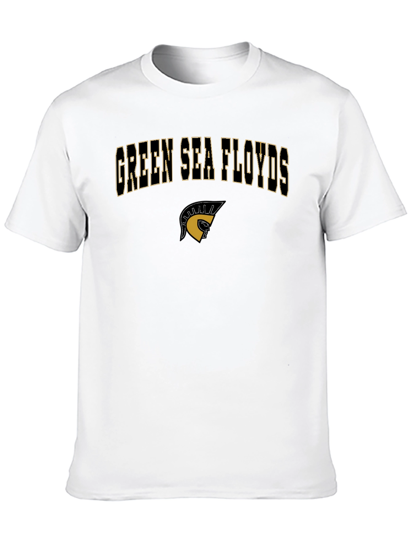Green Sea Floyds Black T-Shirt