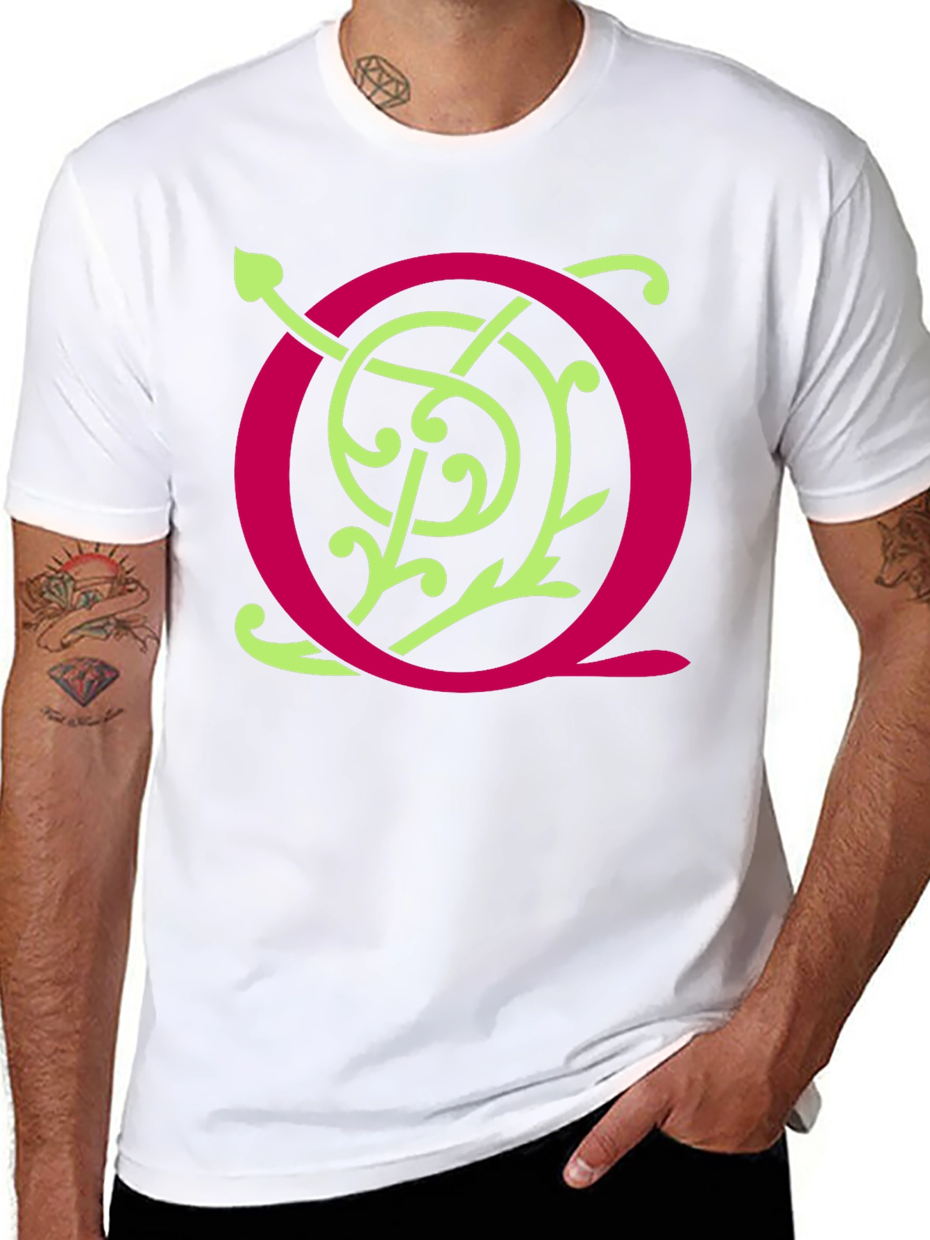 Letter Q Graphic Tee - Stylish & Unique