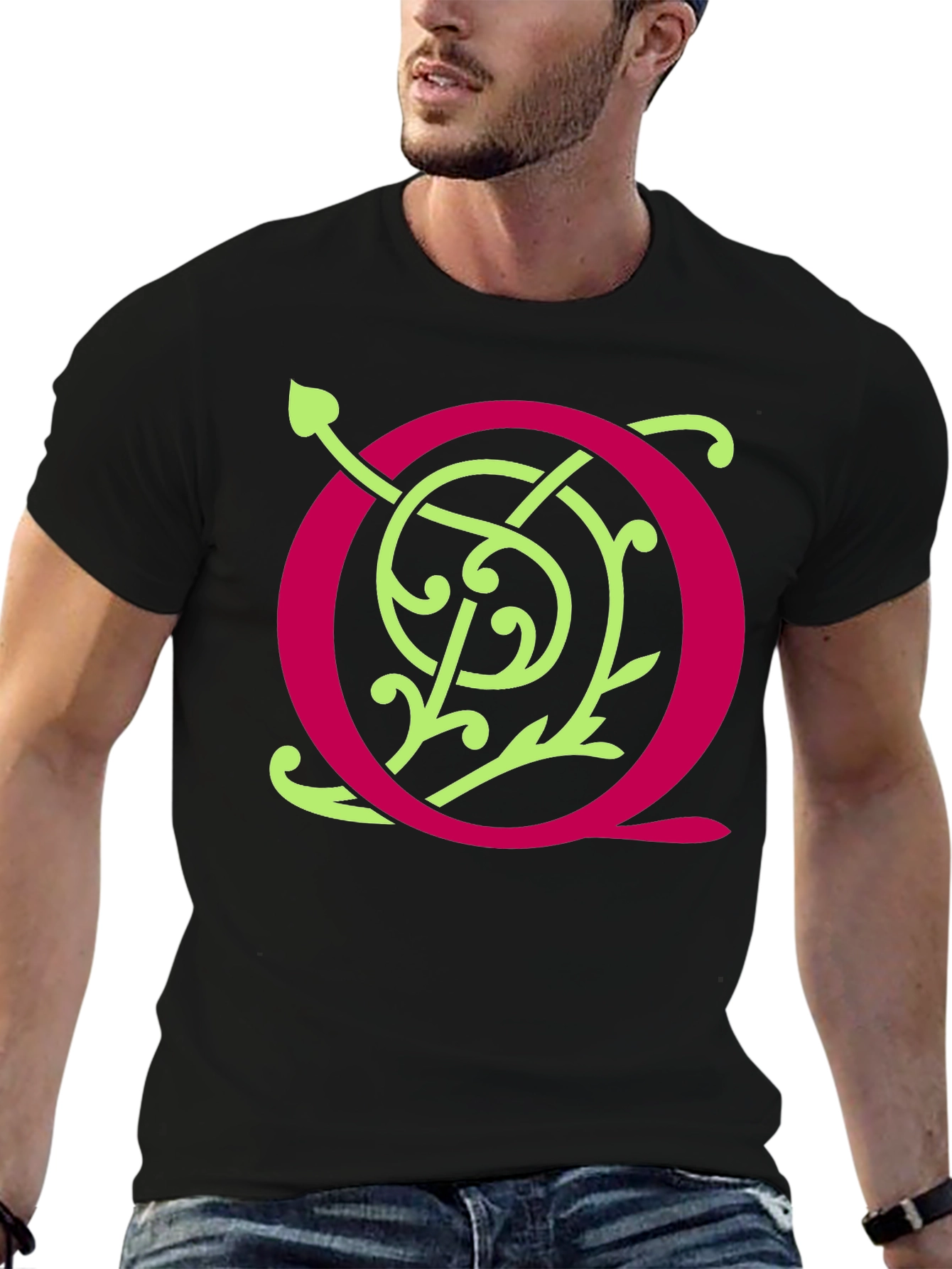 Letter Q Graphic Tee - Stylish & Unique