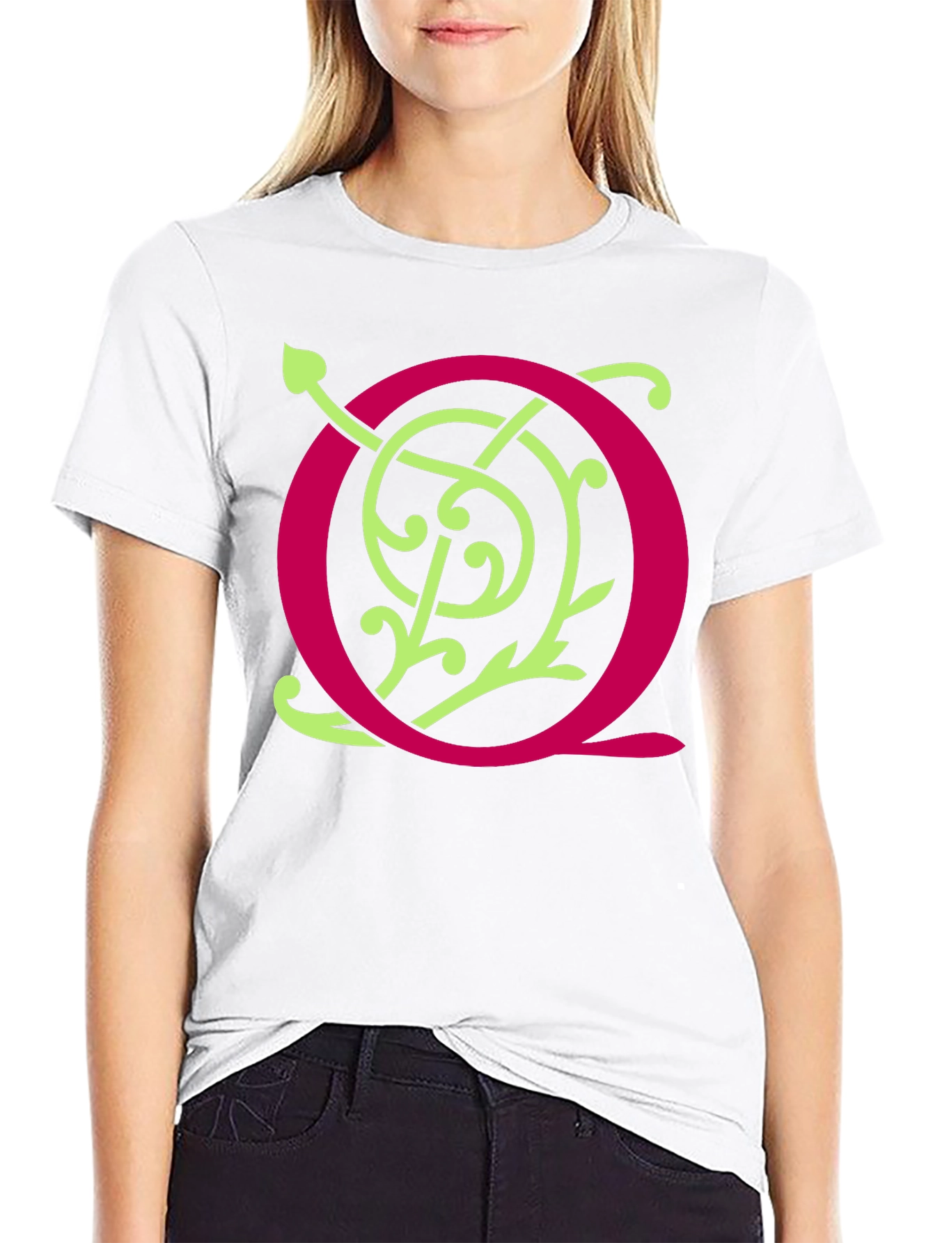 Letter Q Graphic Tee - Stylish & Unique