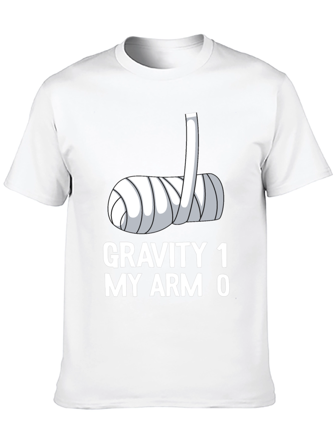 Gravity 1 My Arm 0 Black T-Shirt