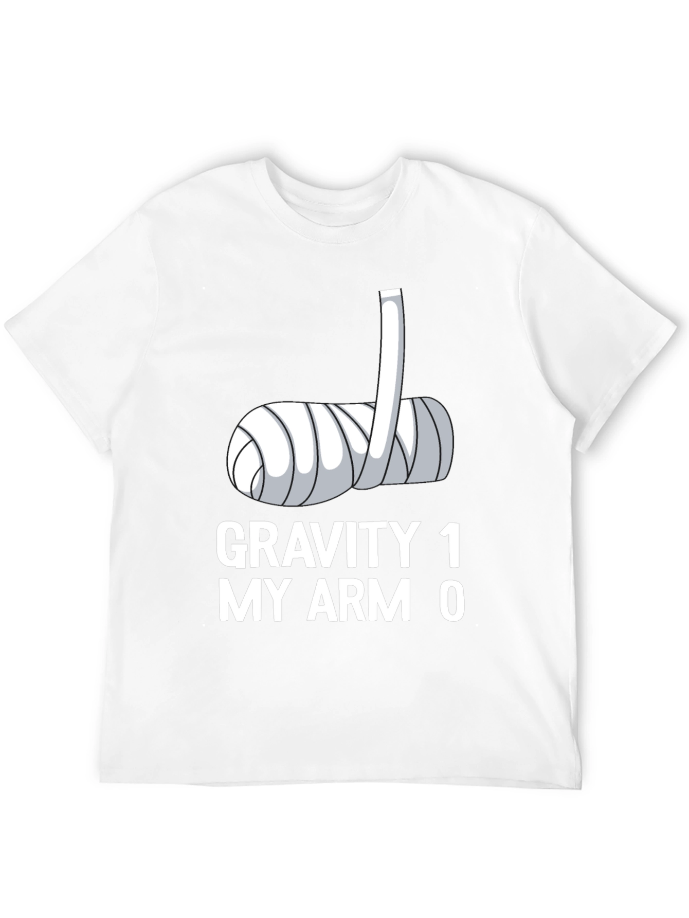 Gravity 1 My Arm 0 Black T-Shirt