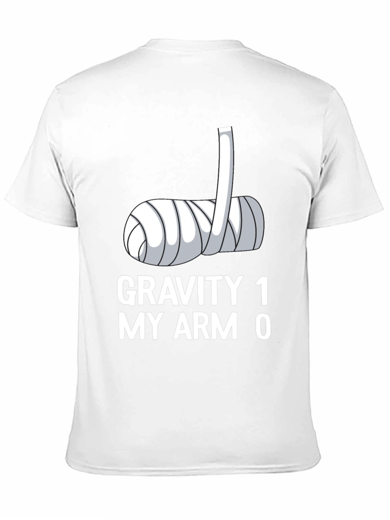 Gravity 1 My Arm 0 Black T-Shirt