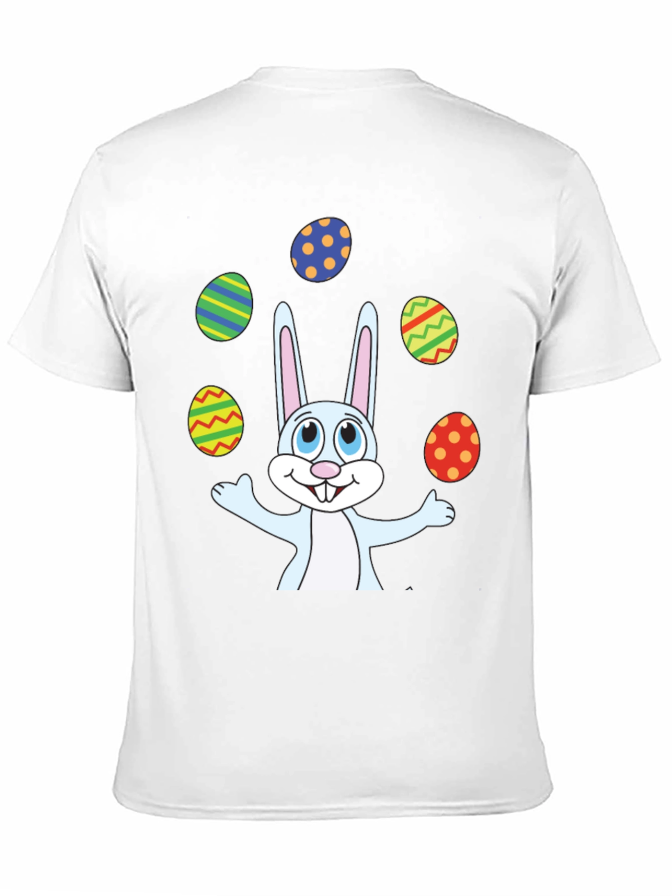 Easter Bunny Juggling Eggs Graphic T-Shirt
