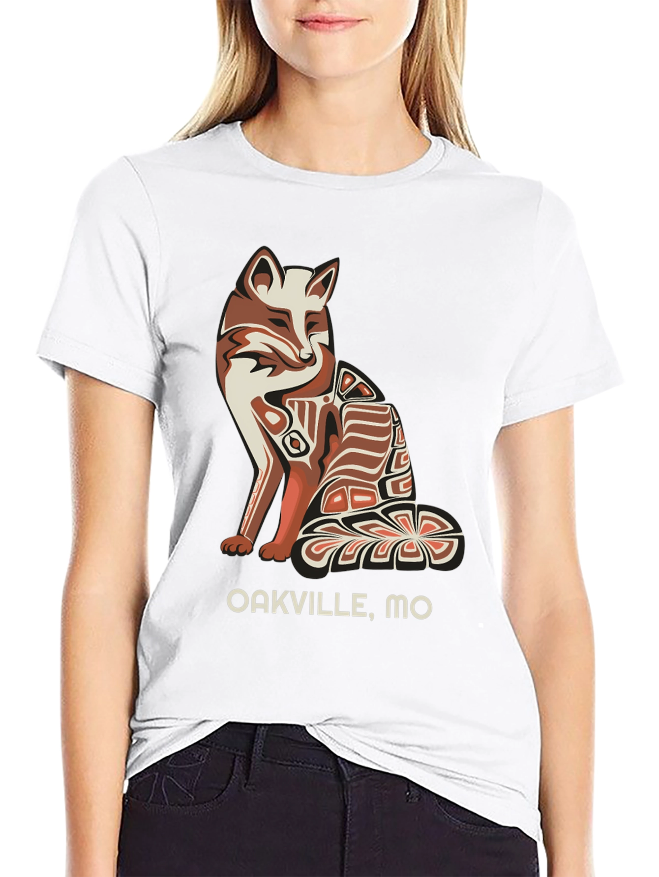 Oakville MO Fox Graphic Tee - Black