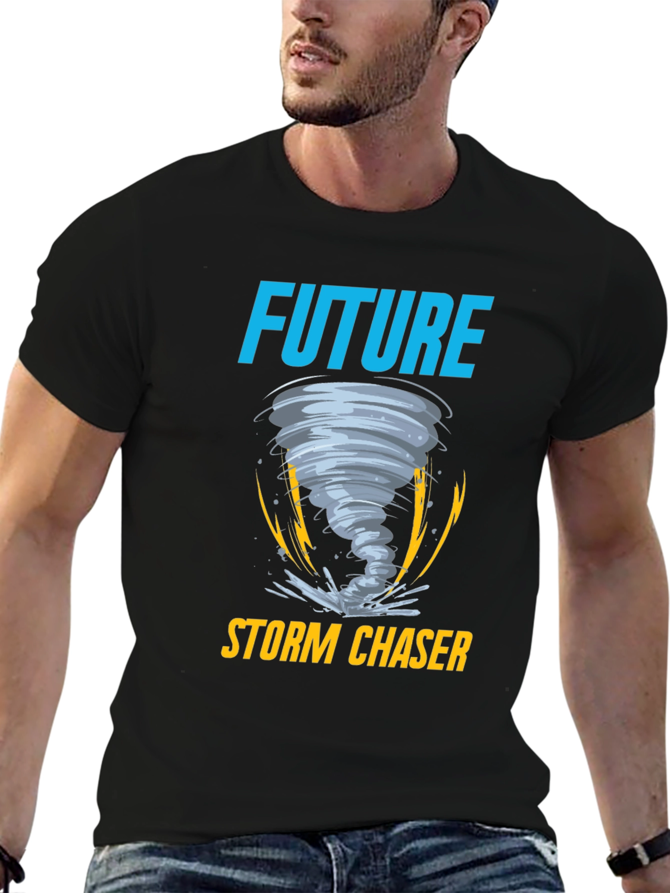 Future Storm Chaser Black T-Shirt
