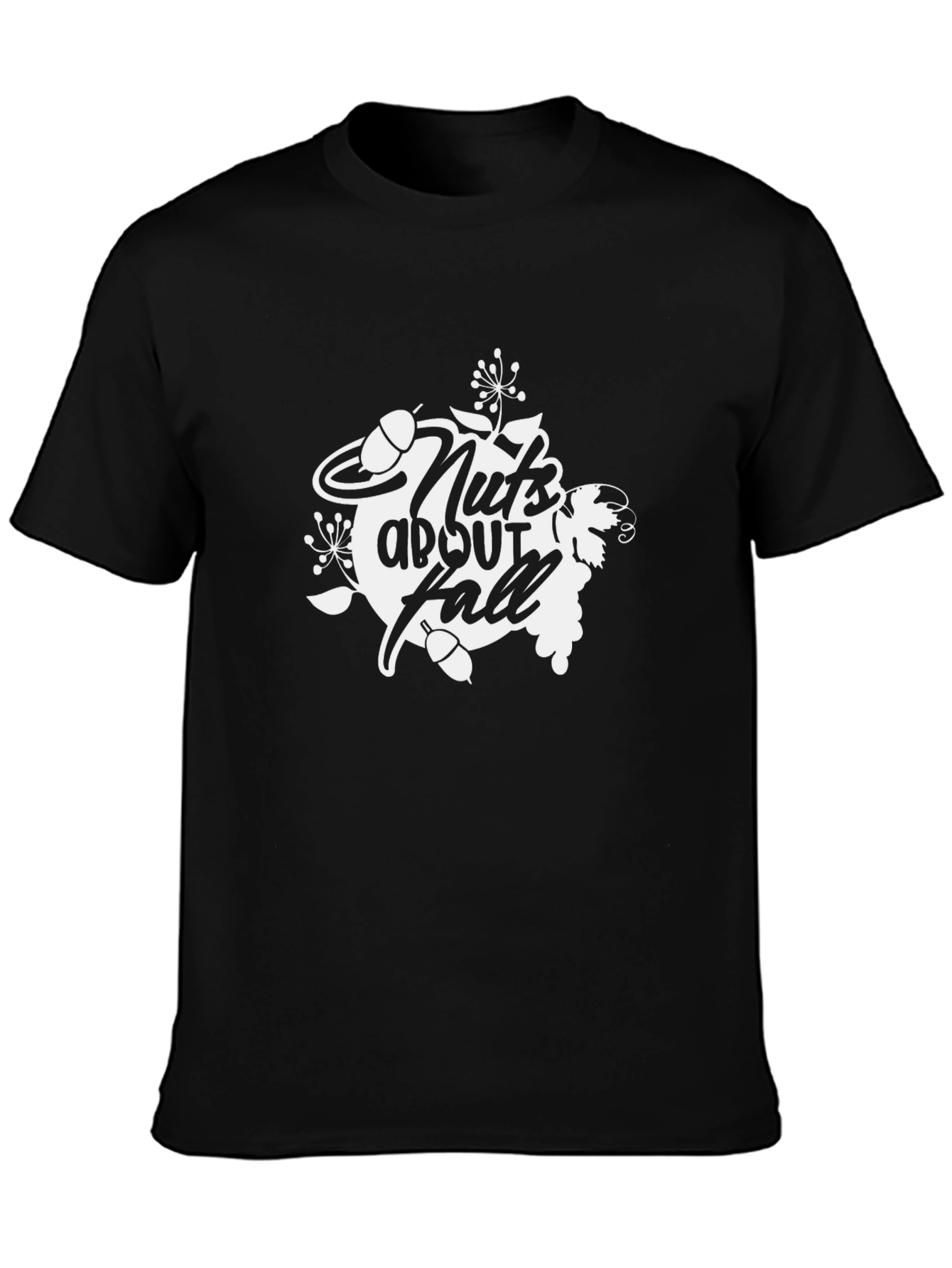 Nuts About Fall Graphic Tee - Stylish Autumn Apparel