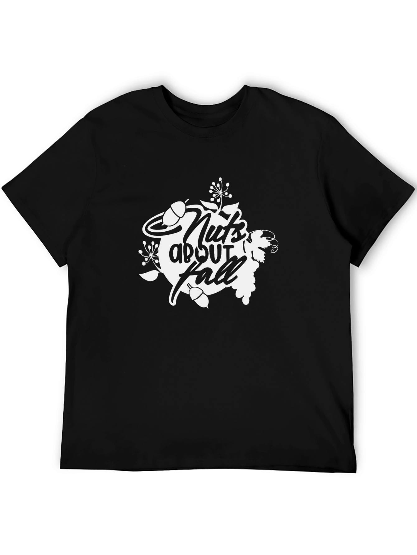 Nuts About Fall Graphic Tee - Stylish Autumn Apparel