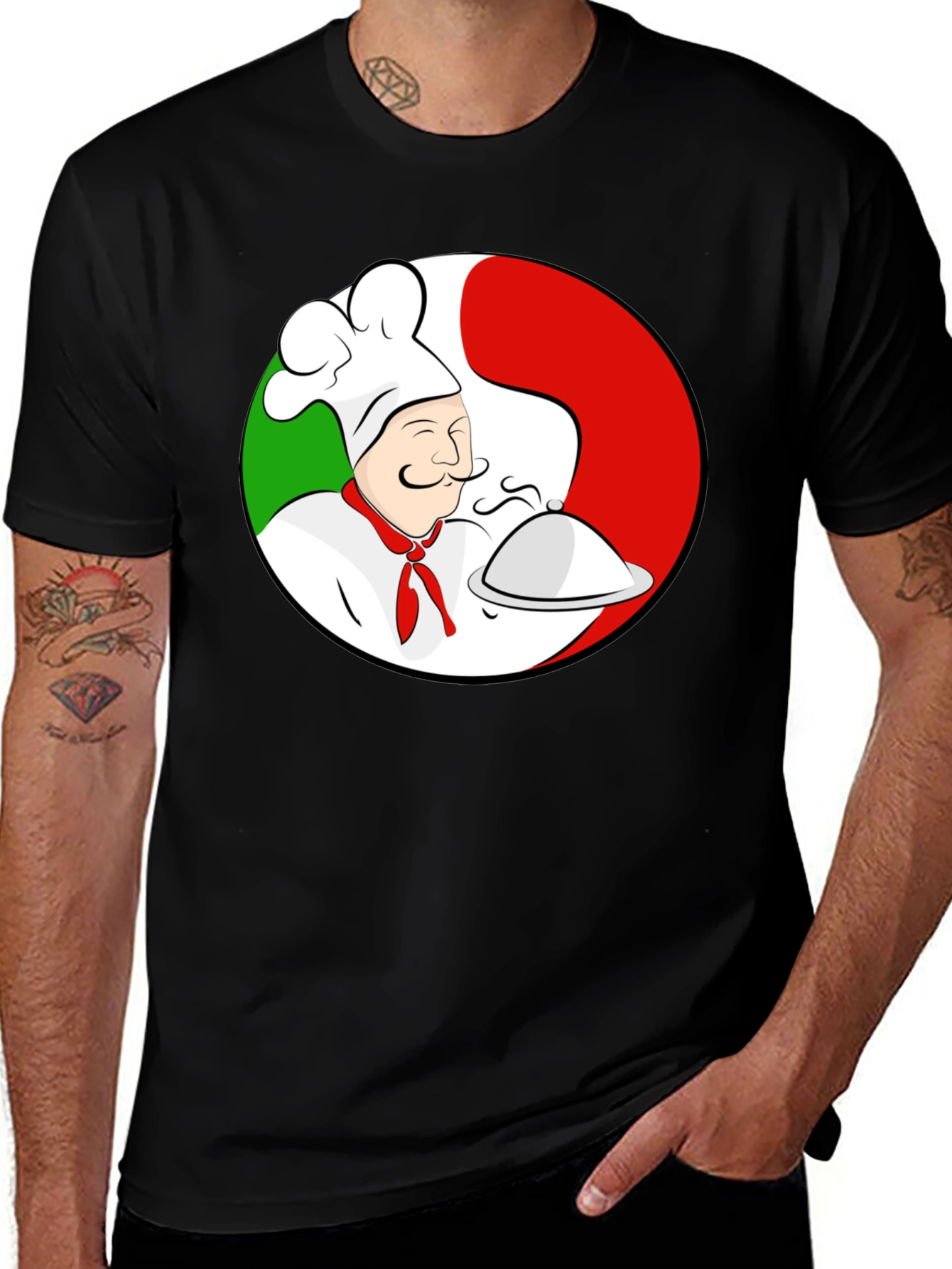 Chef Italian Flag T-Shirt