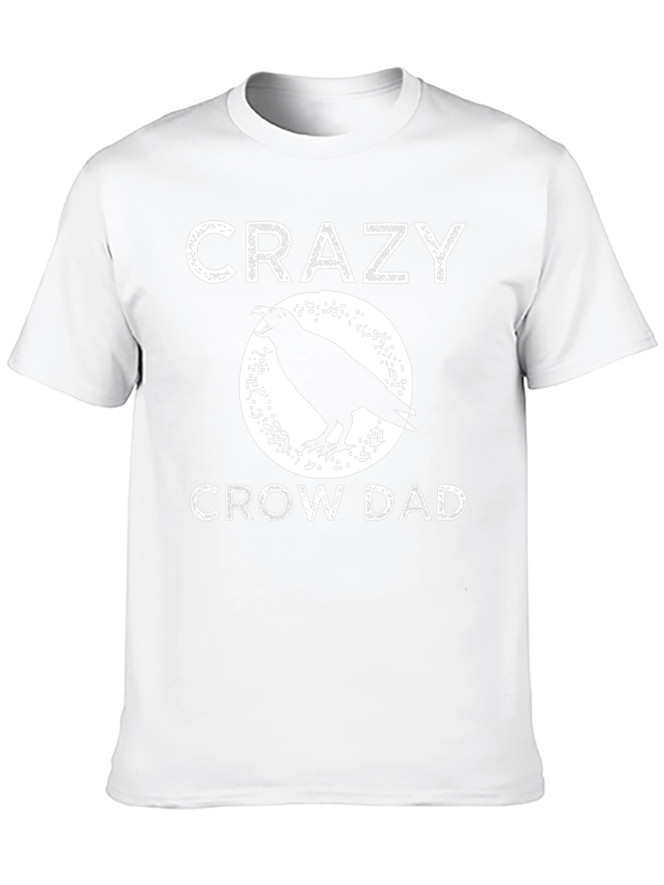 Crazy Crow Dad Graphic Tee - Bird Lover T-Shirt