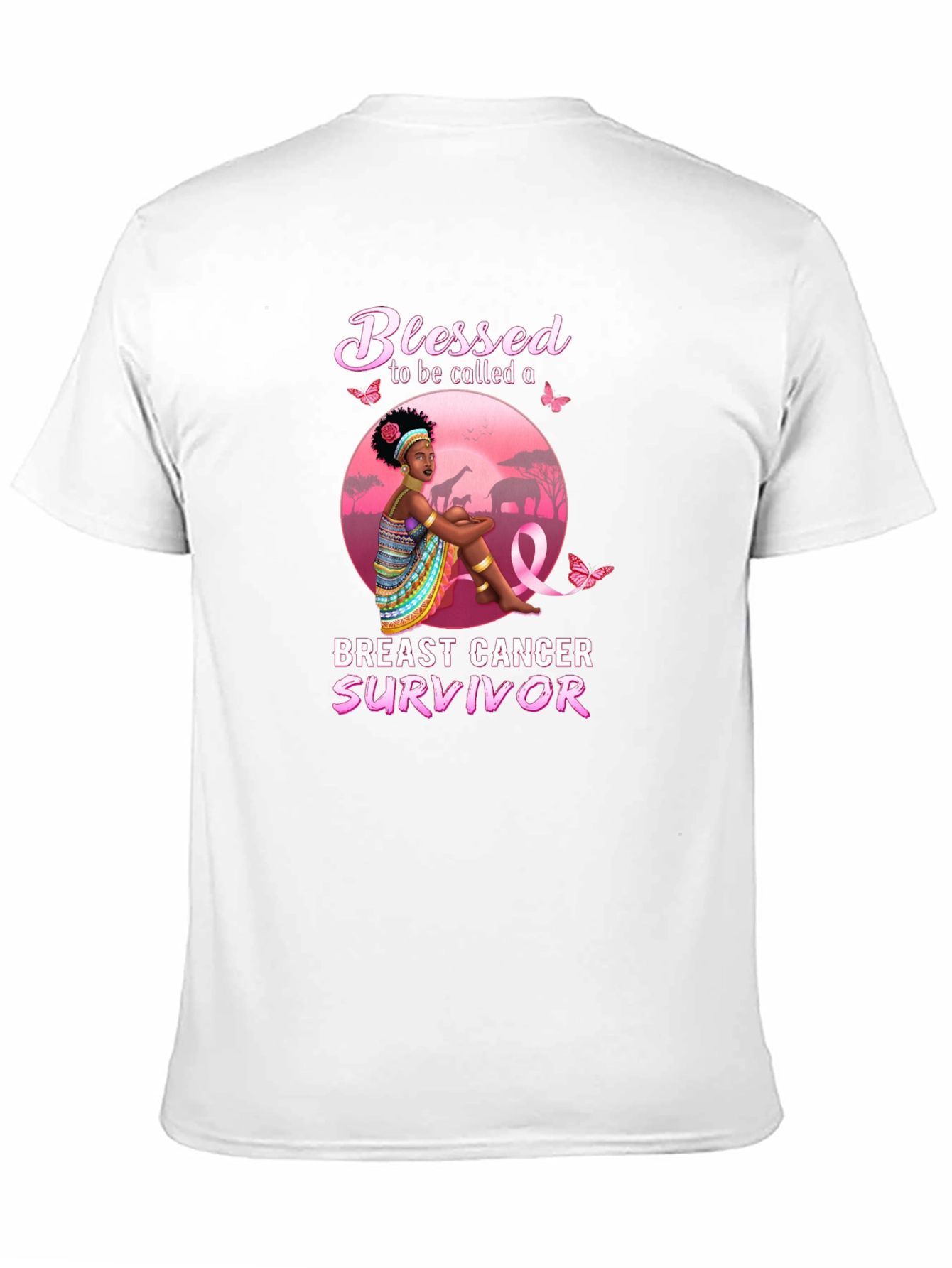 Blessed Breast Cancer Survivor Graphic Tee
