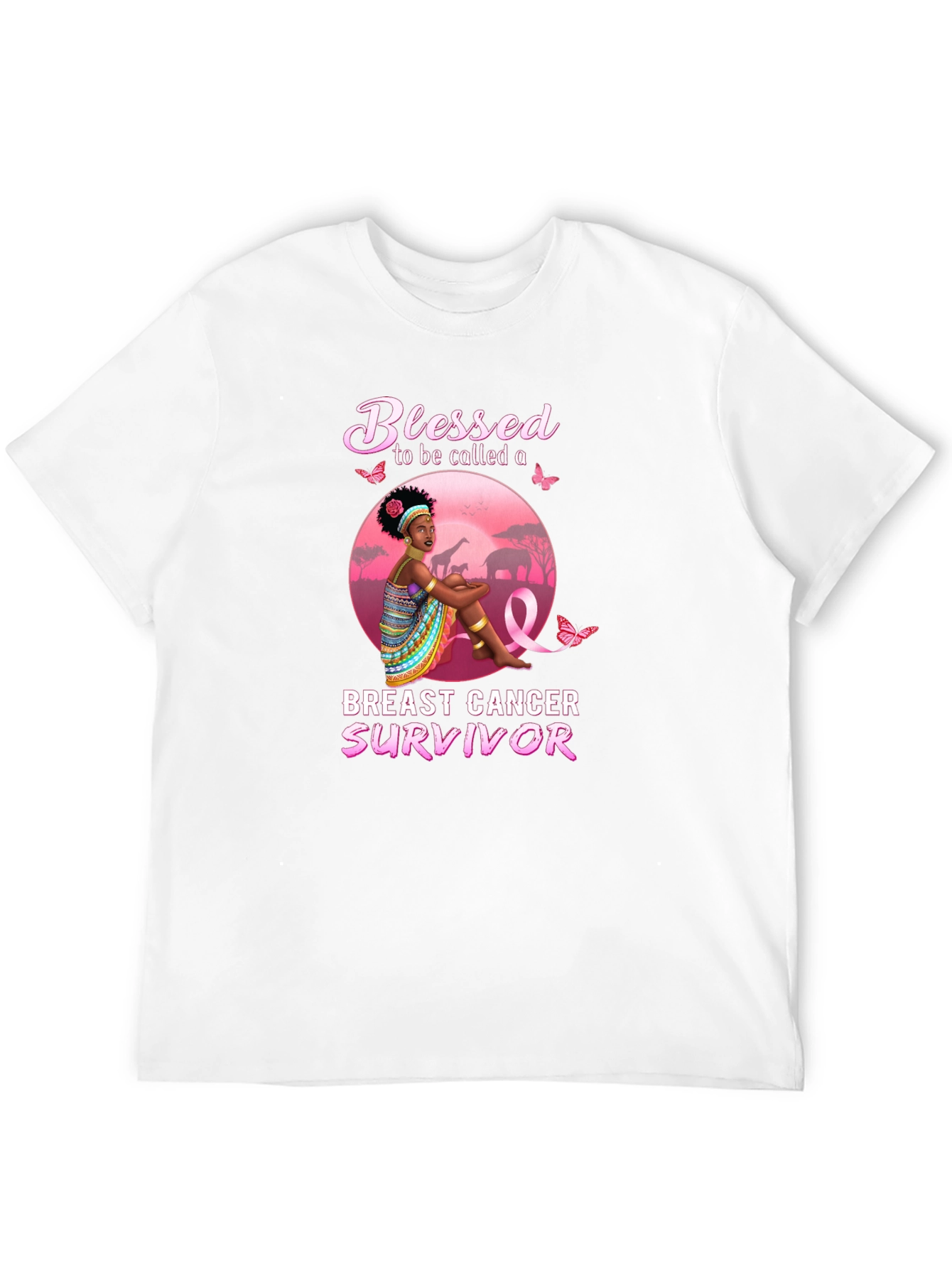 Blessed Breast Cancer Survivor Graphic Tee