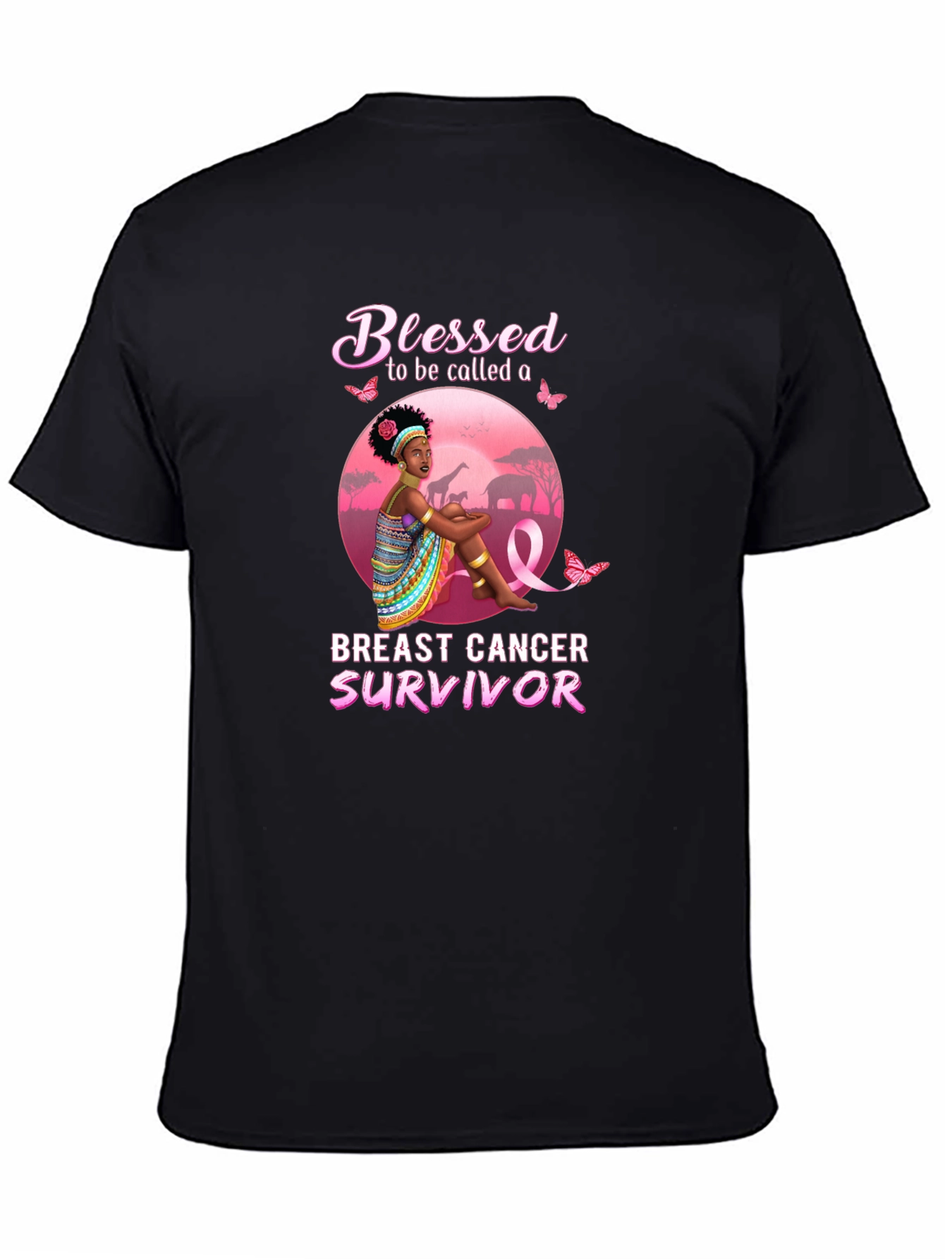 Blessed Breast Cancer Survivor Graphic Tee