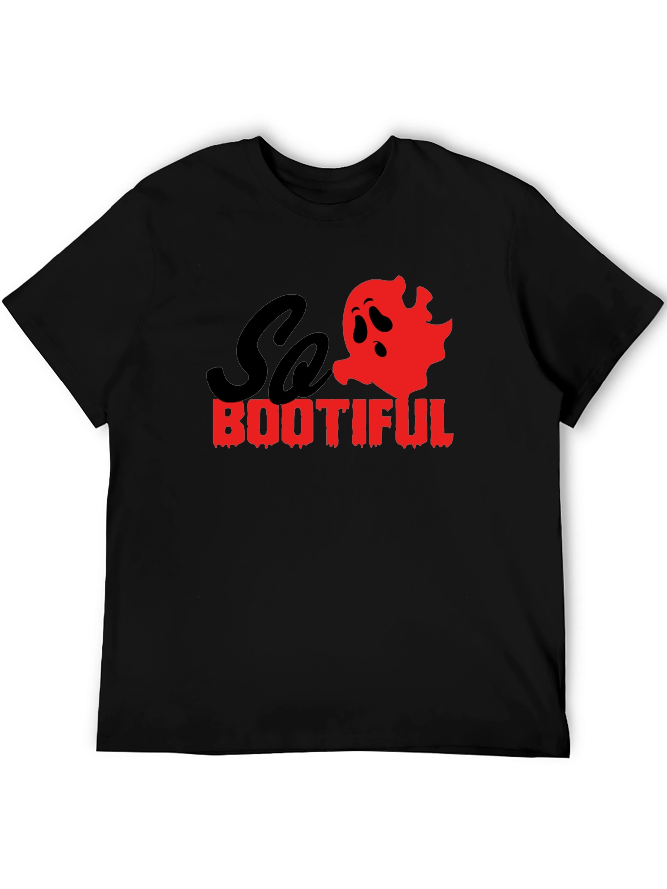 So Bootiful Halloween T-Shirt - Ghost Graphic