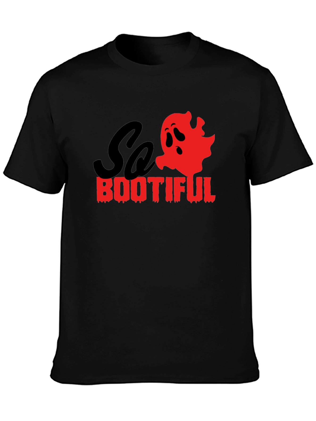 So Bootiful Halloween T-Shirt - Ghost Graphic