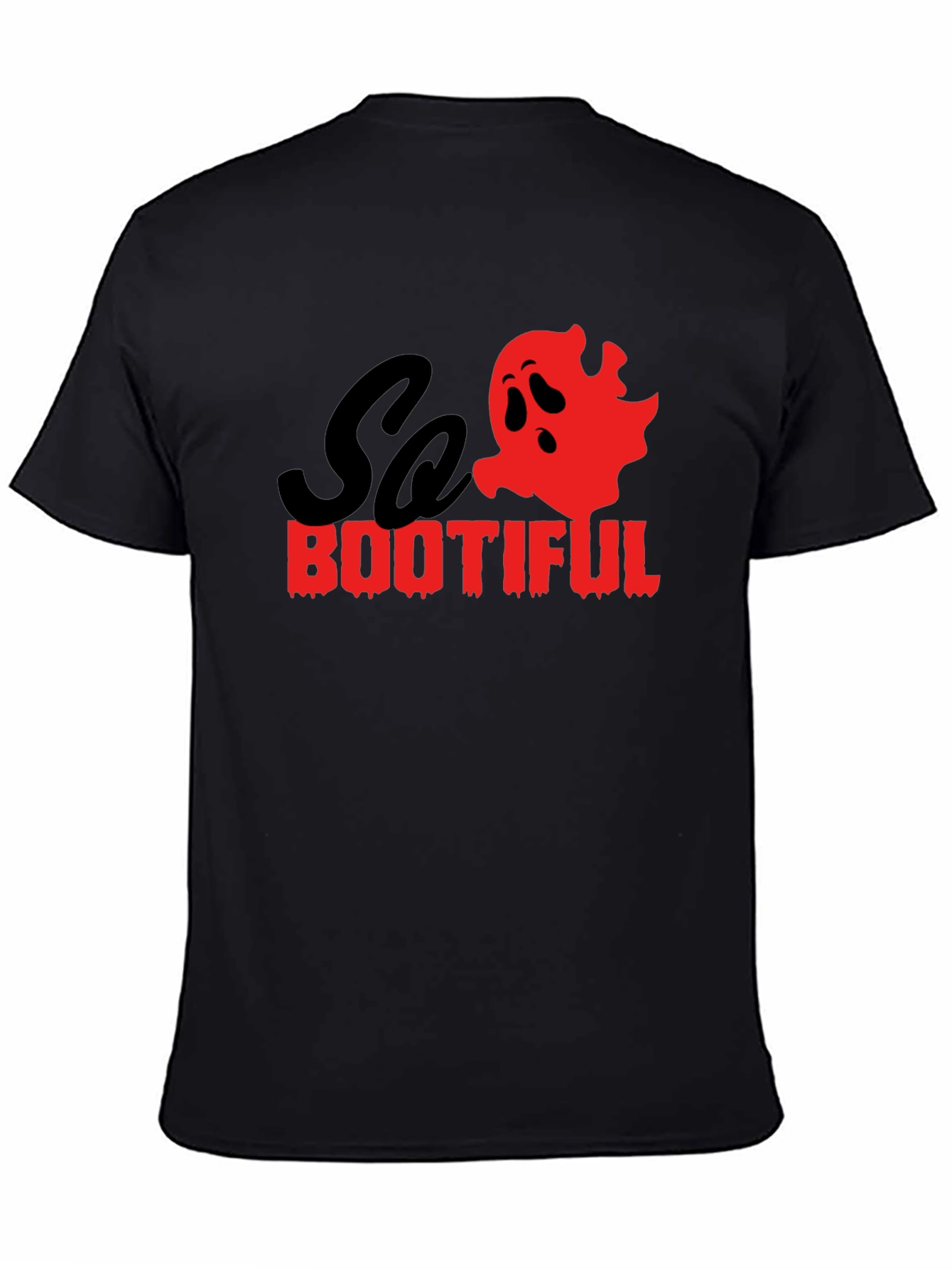 So Bootiful Halloween T-Shirt - Ghost Graphic