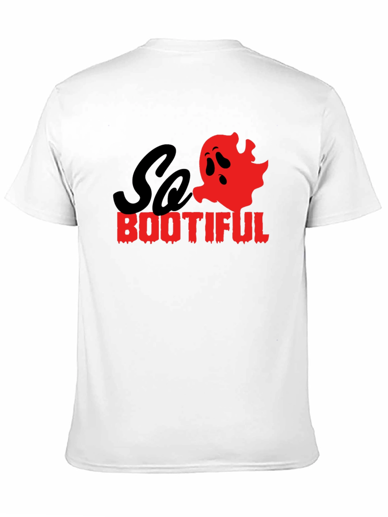 So Bootiful Halloween T-Shirt - Ghost Graphic