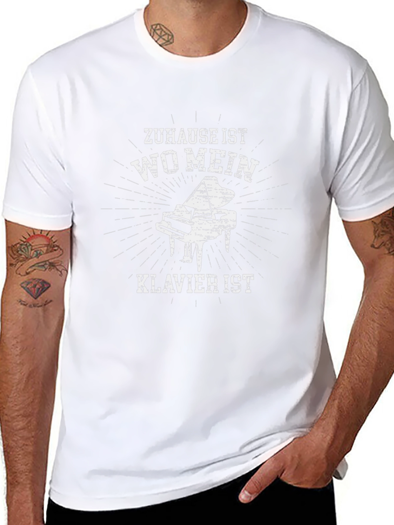 Piano T-Shirt - Home is Where My Piano Is