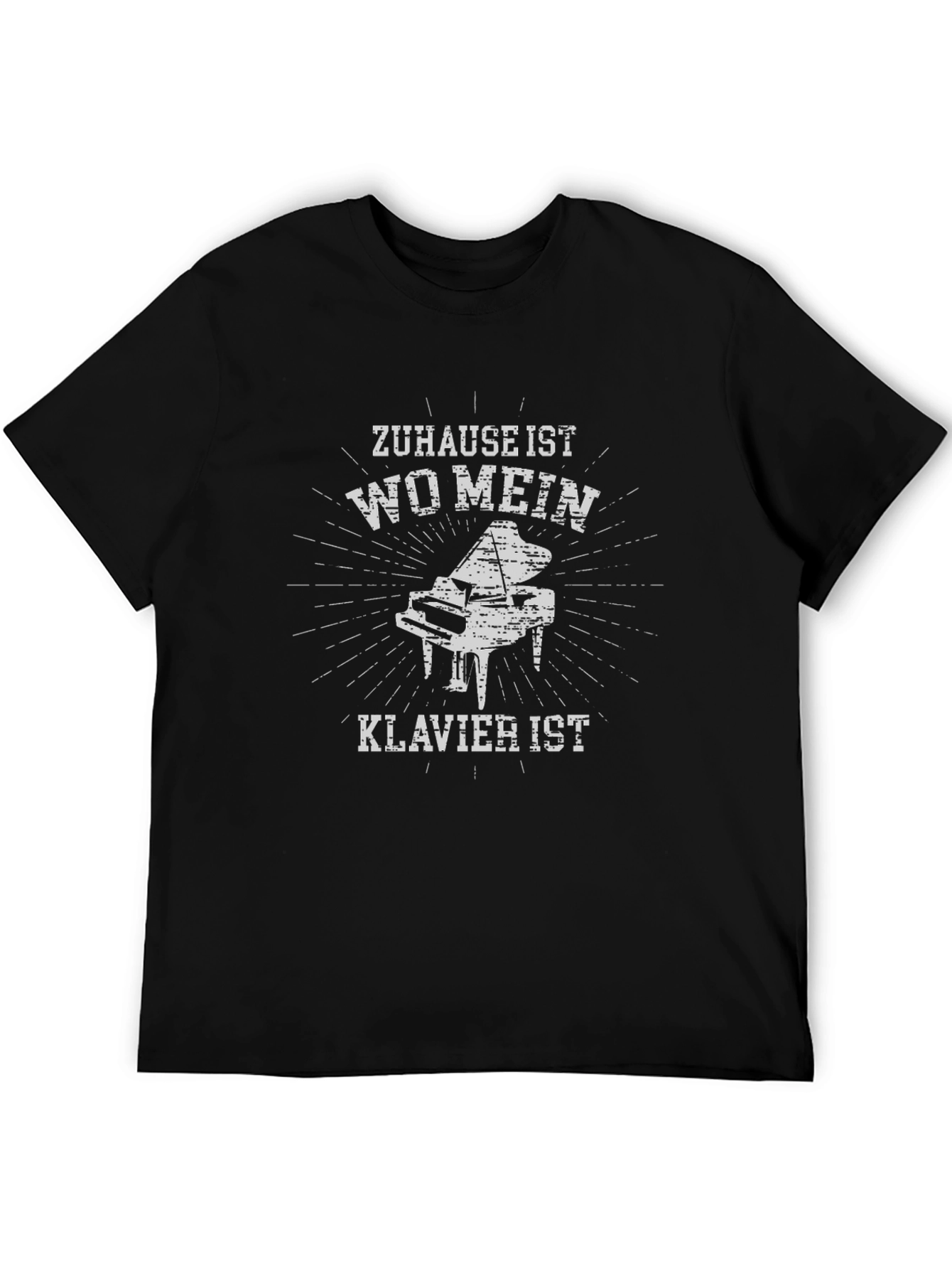 Piano T-Shirt - Home is Where My Piano Is