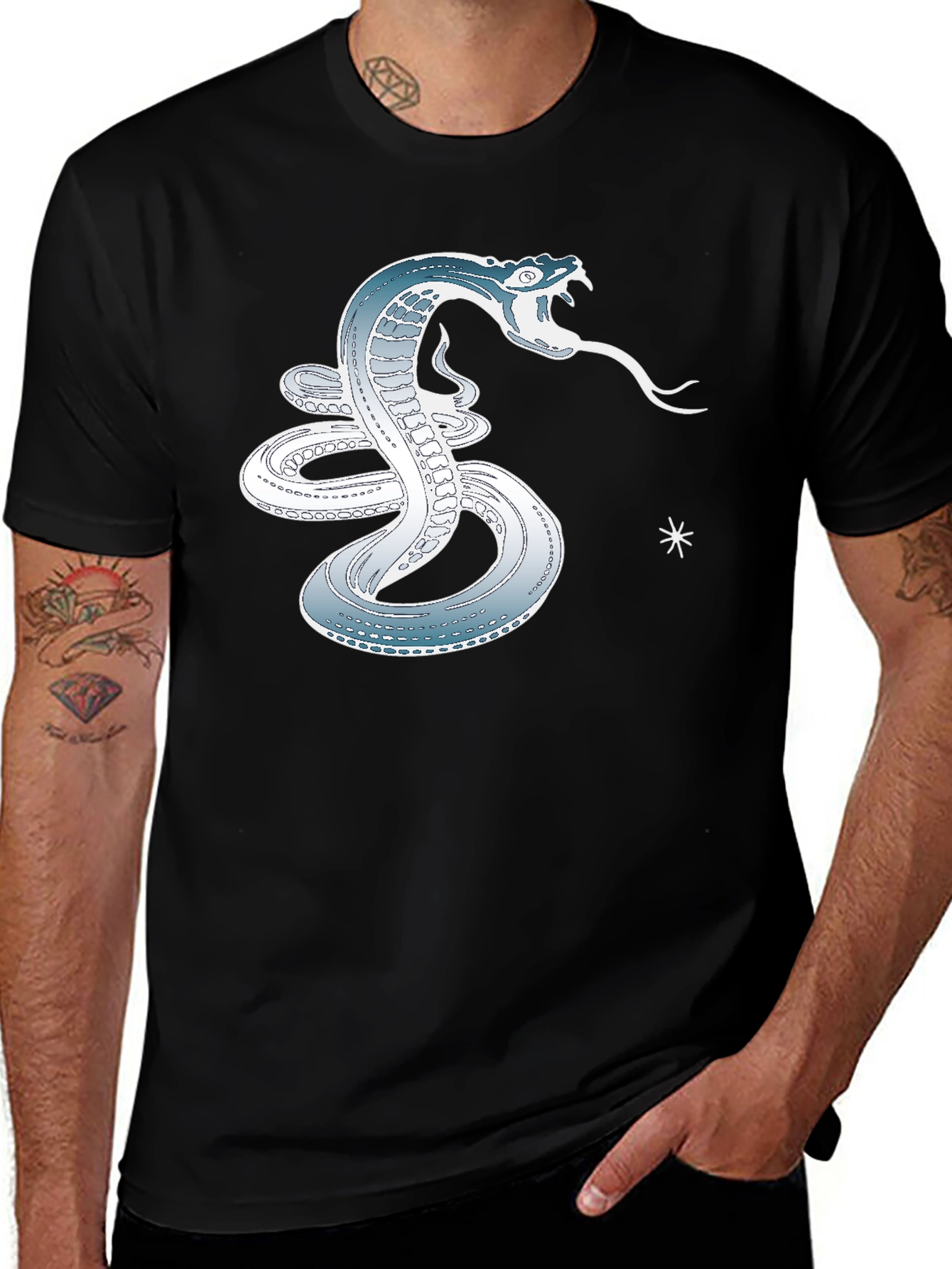 Serpent Strike Tee - Cool Snake Graphic T-Shirt