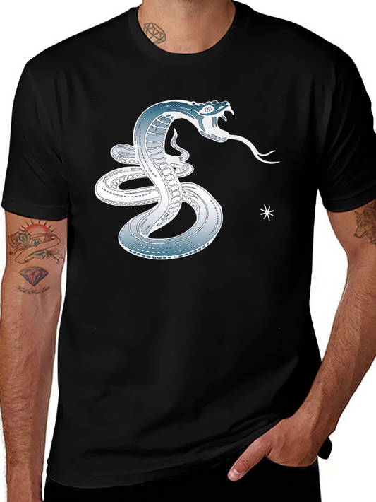 Serpent Strike Tee - Cool Snake Graphic T-Shirt